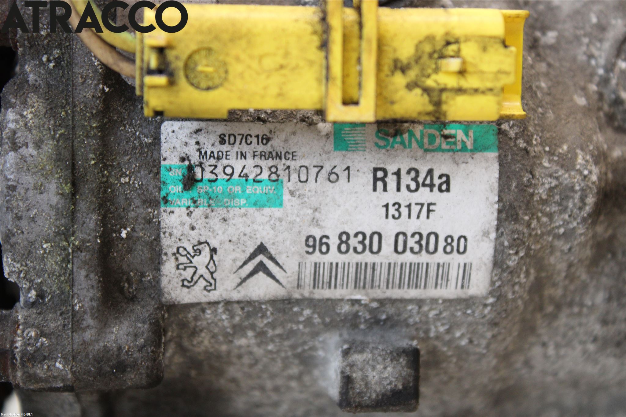 Peugeot 407 Varme Ac Kompressor