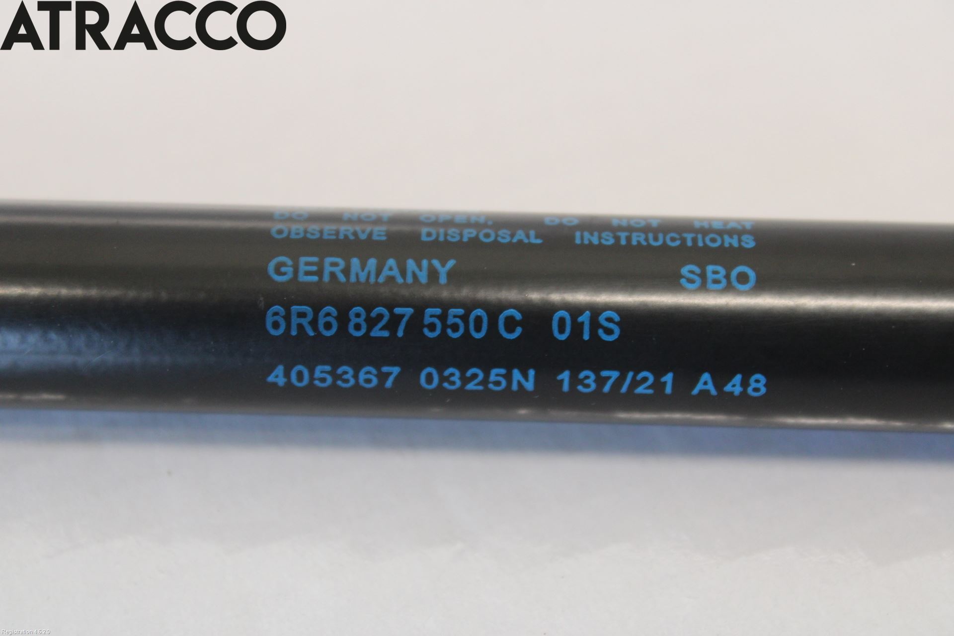 Volkswagen VW POLO 10-17 Bakluke Demper-Gassfjær