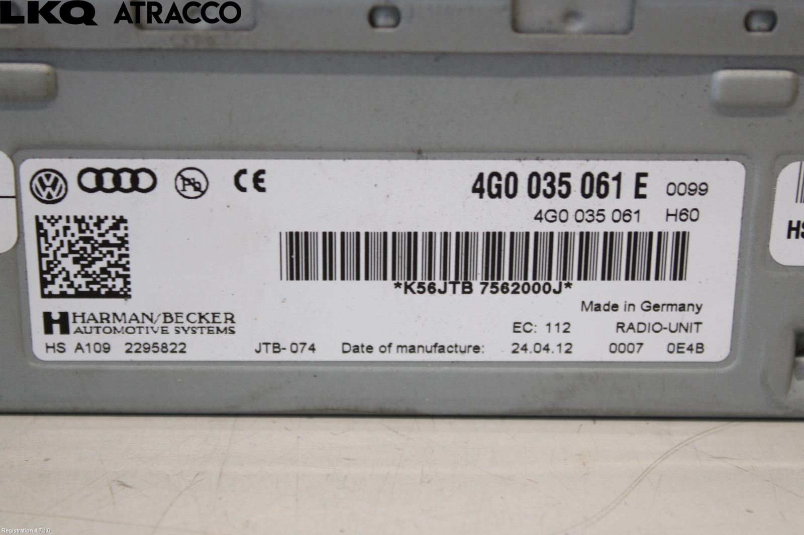 Audi A6 ALLROAD 12-18 Stereo Radio