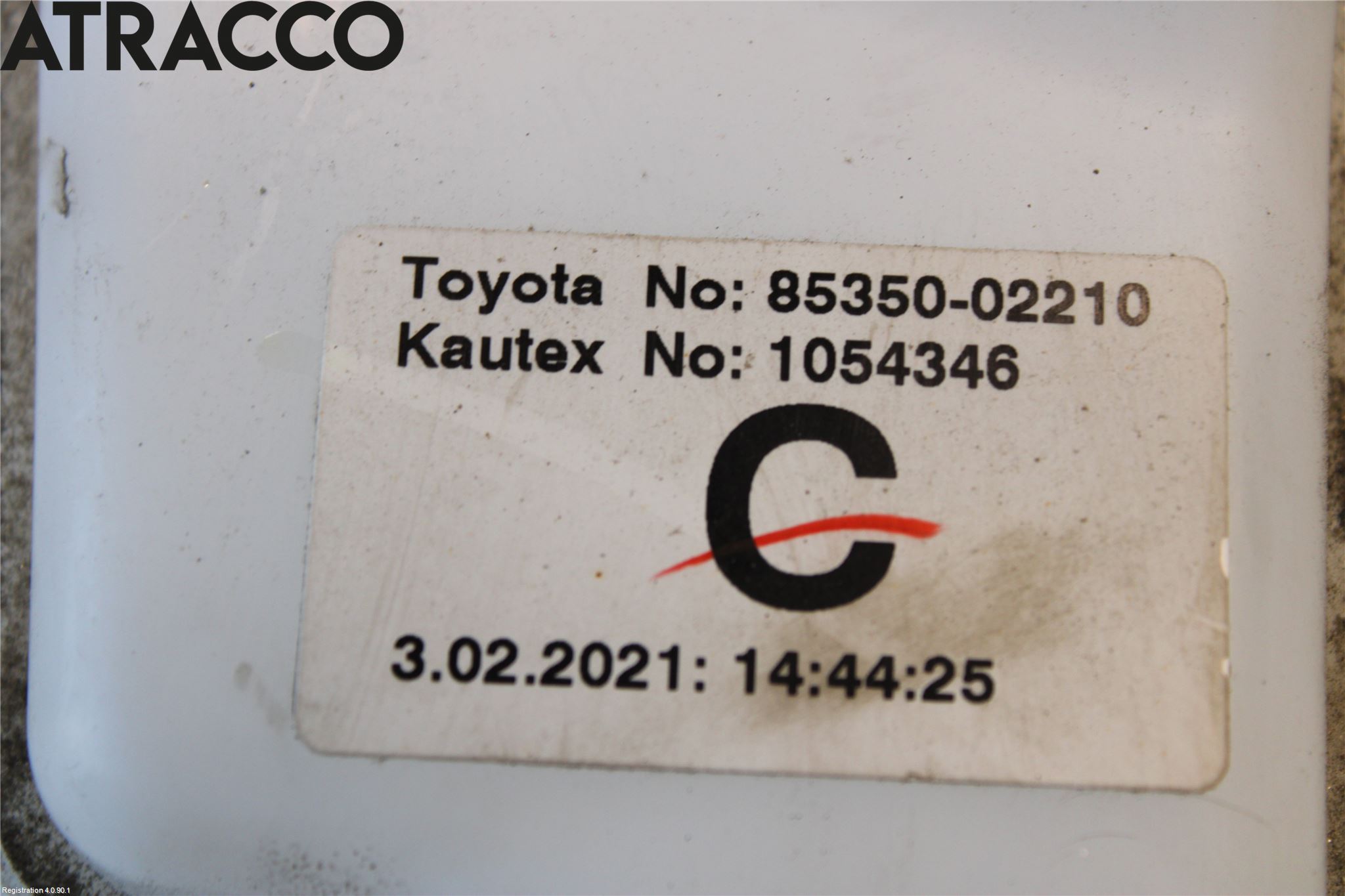 Toyota COROLLA 19- Spylerbeholder Frontrute-Lykte