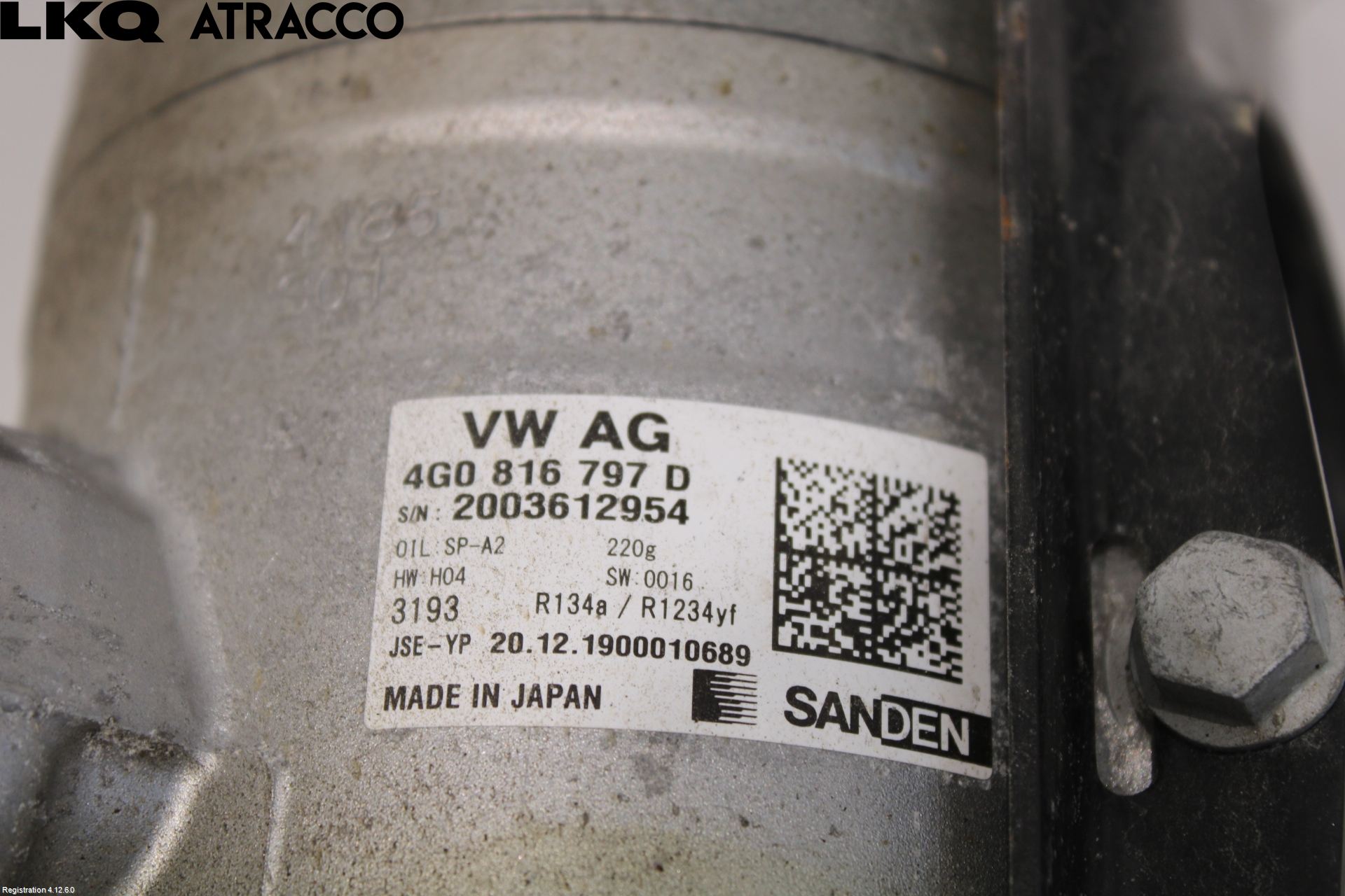 Audi E-TRON, S GE 19- Varme Ac Kompressor