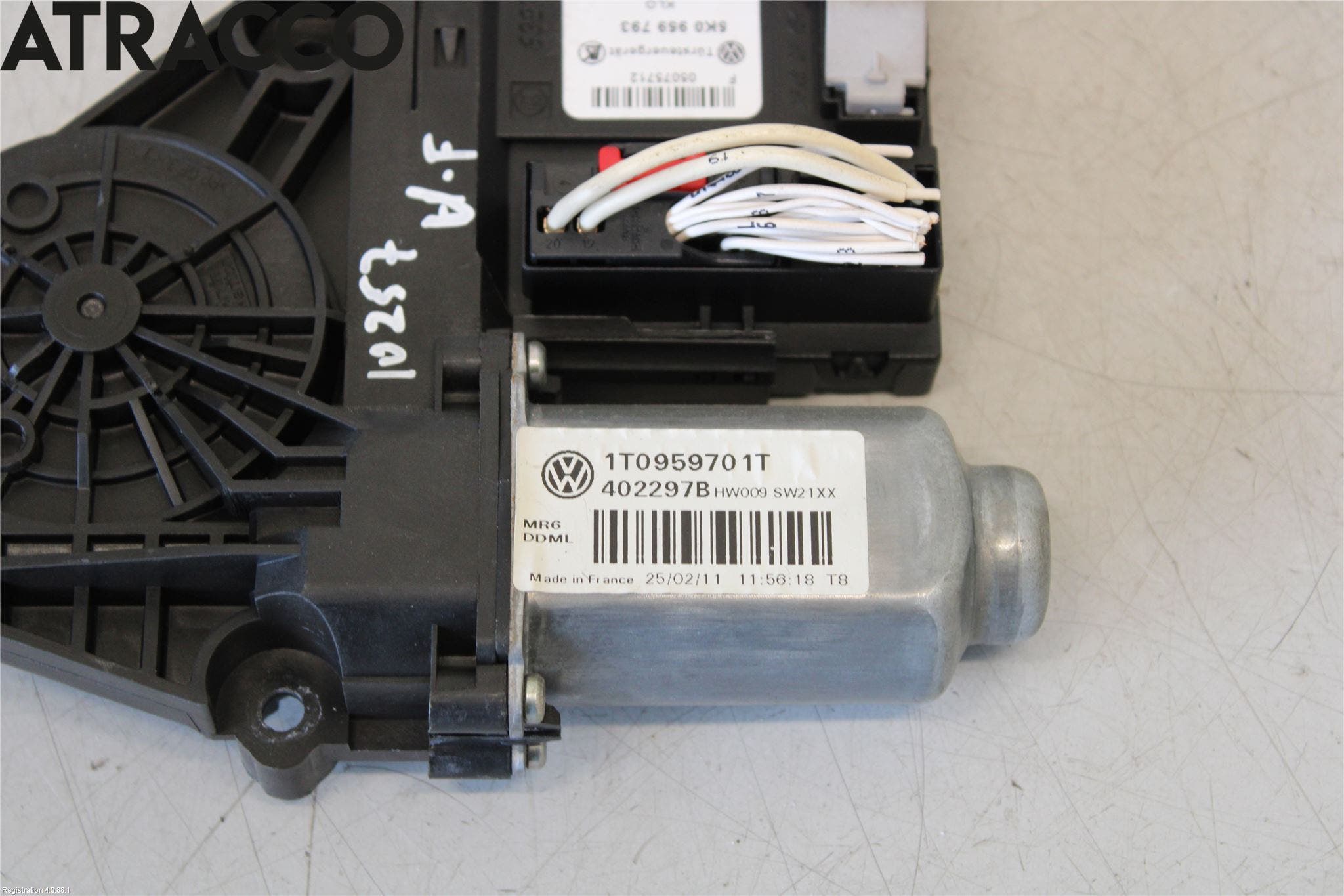 Volkswagen VW CADDY 11-15 Vindusheismotor