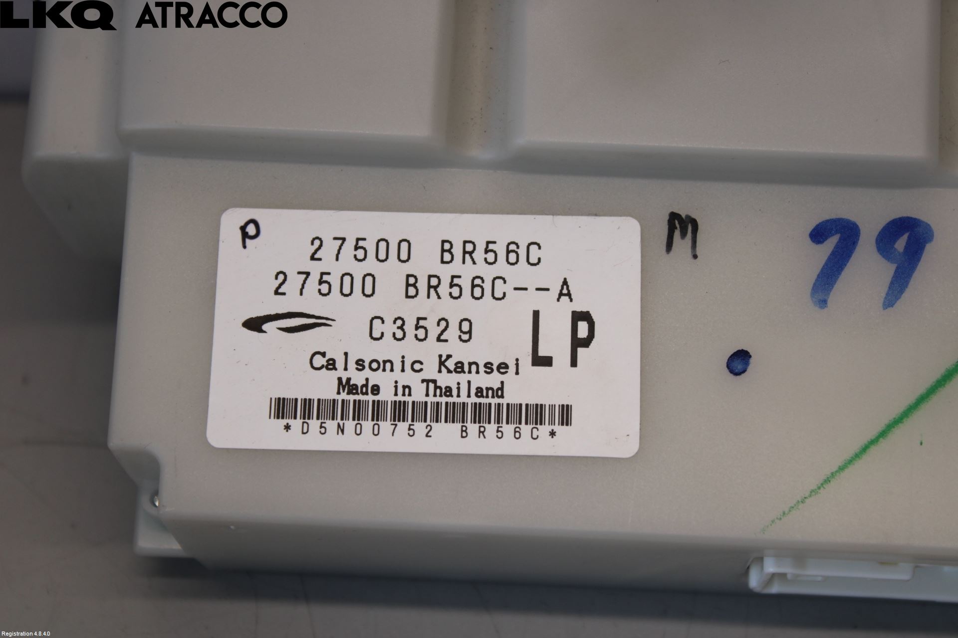 Nissan QASHQAI 10-14 Varme Ac Betjening-Display