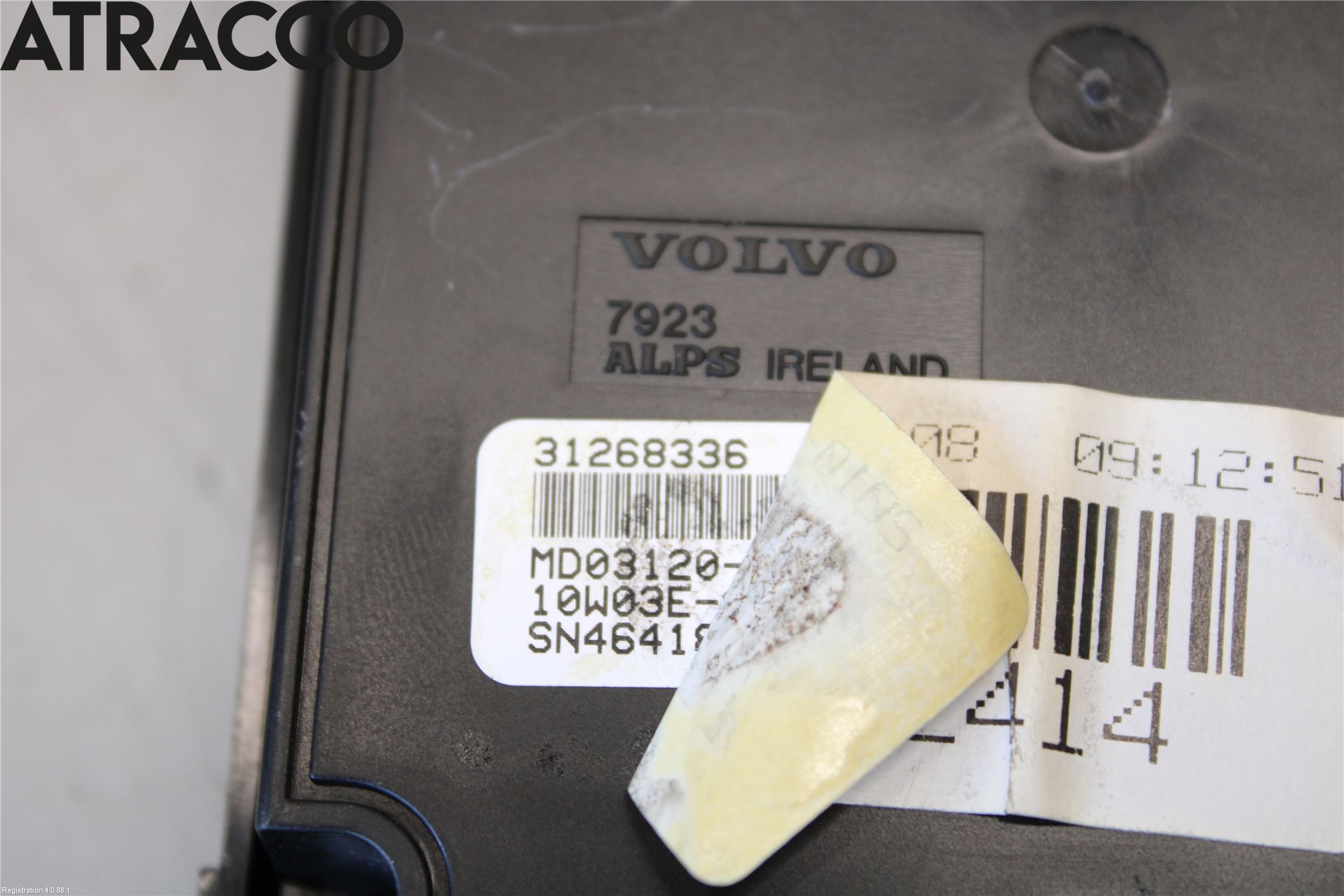 Volvo XC70 08-13 Instr Varselys - Display