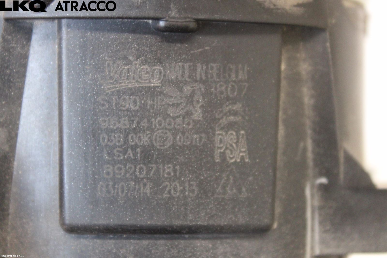 Peugeot 308 14-21 Frontlykt-Kurve-Tåkelys