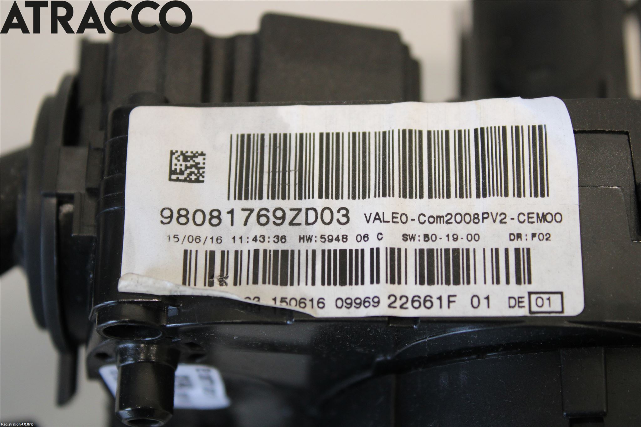 Peugeot 2008 13-20 Bryter Ratt Kombi H Og V