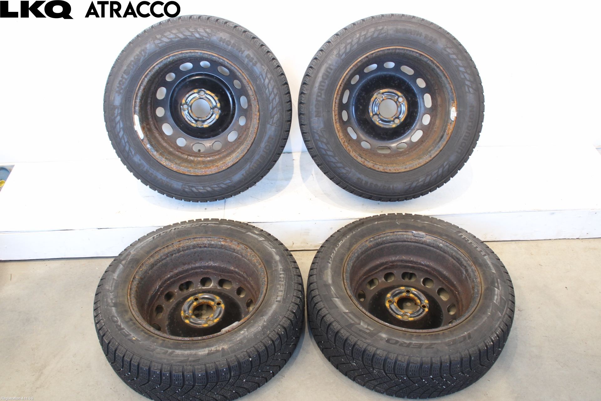 Citroen BERLINGO 08-18 Dekk Vinter På Stål Felg 4Stk