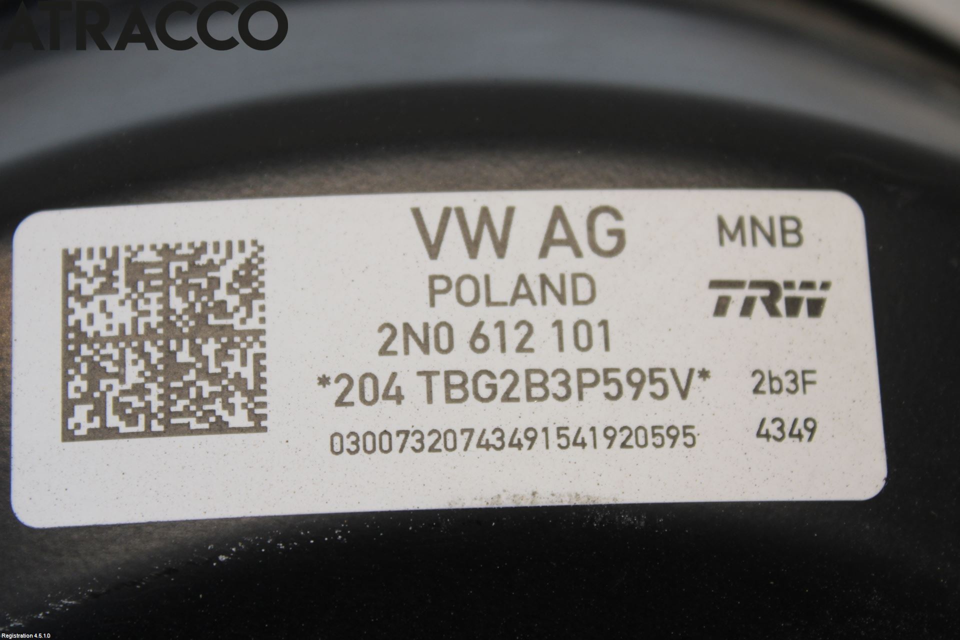 Volkswagen VW CRAFTER II / E-CRAFTER 17- Bremseservo