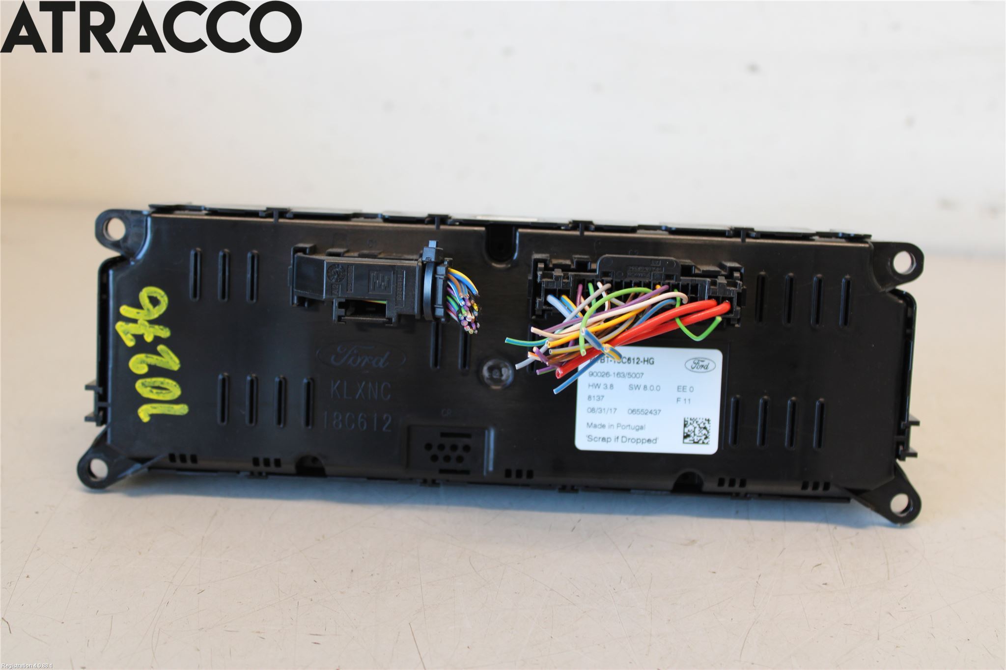 Ford FIESTA (VII) 18-23 Varme Ac Betjening-Display