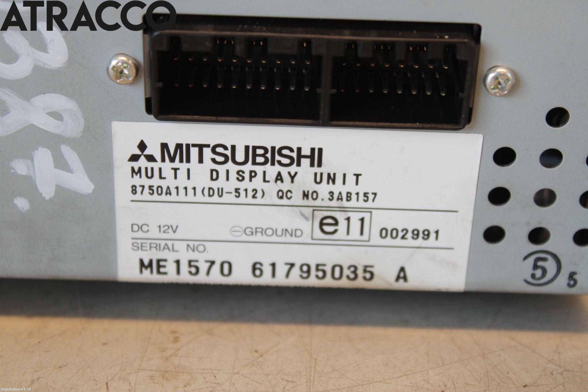 Mitsubishi GRANDIS Multifunktionsdisplay