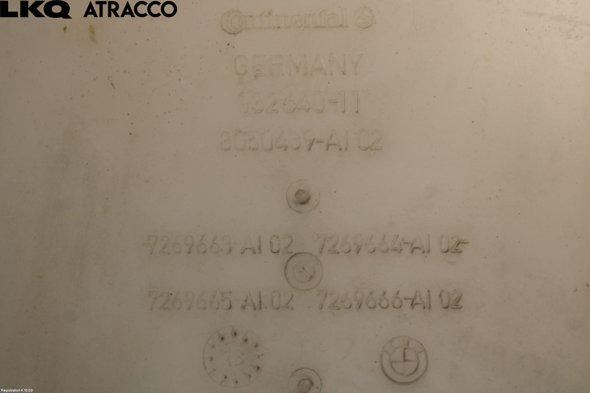 BMW 5 F10/F11/F18 09-17 Spylerbeholder Frontrute-Lykte
