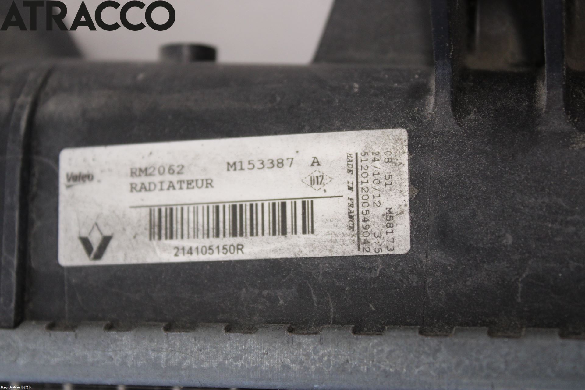 Renault MEGANE III 09-15 Radiator Manuell