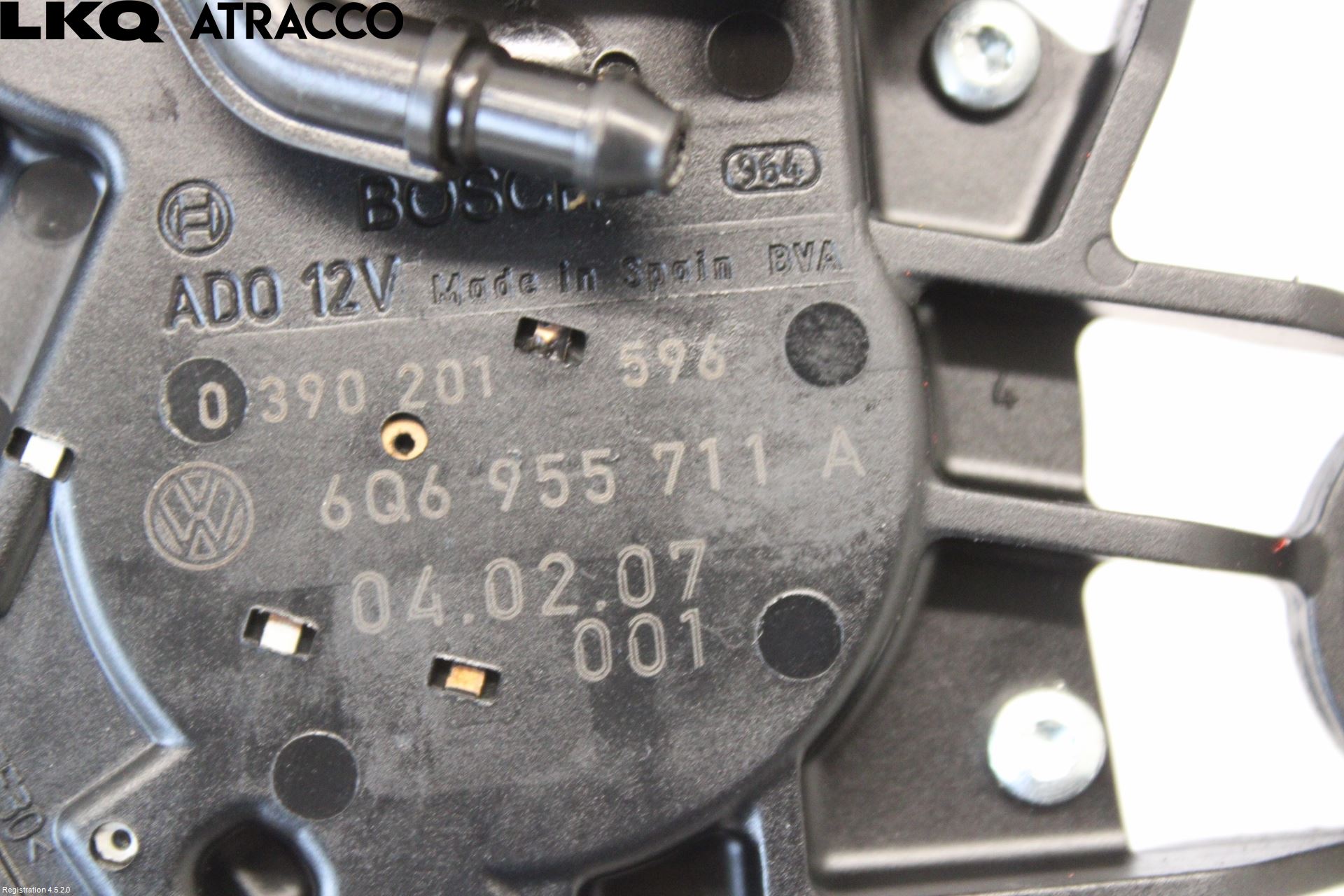 Volkswagen VW POLO 02-05 Viskermotor Bakluke