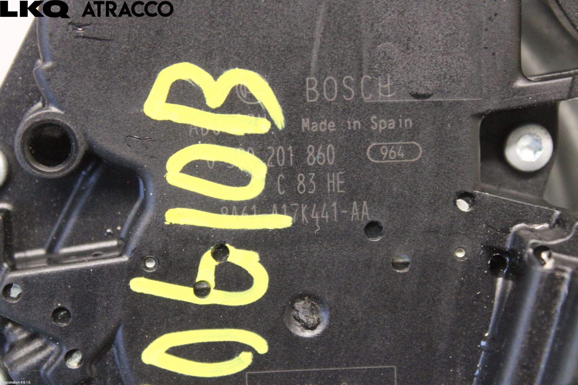 Ford FIESTA 09-12 Viskermotor Bakluke