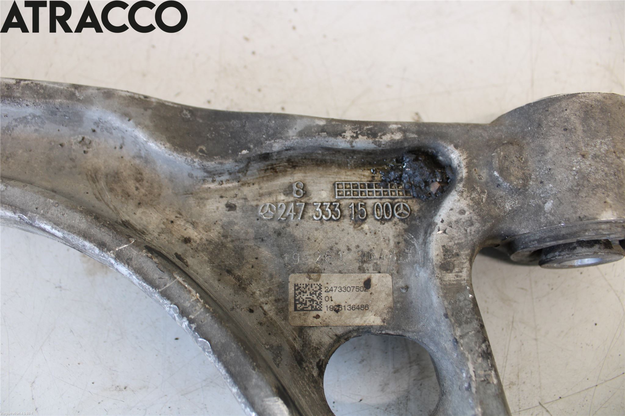 Mercedes-Benz MB B-KLASS (W246/W242) 12-19 Bærearm Foran Venstre Nedre