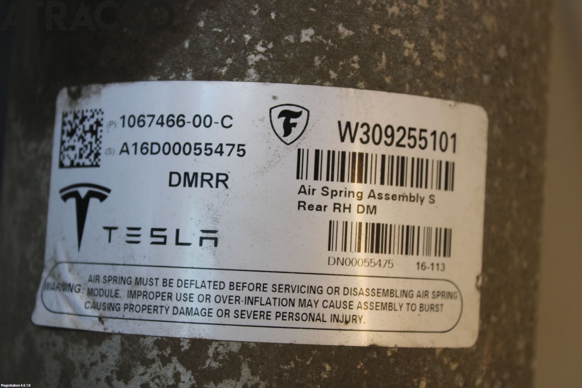 Tesla MODEL S 13- Fjærbein Bak Høyre