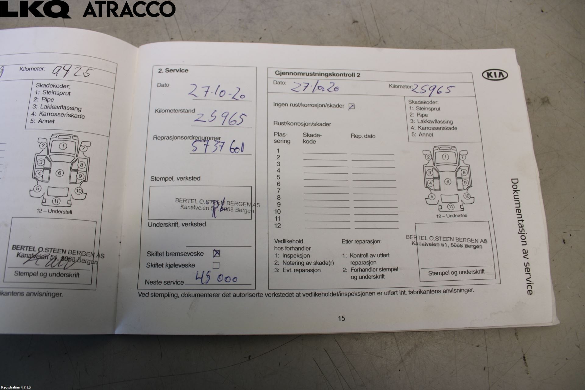 Kia SOUL 09- Motor Elektrisk Fram