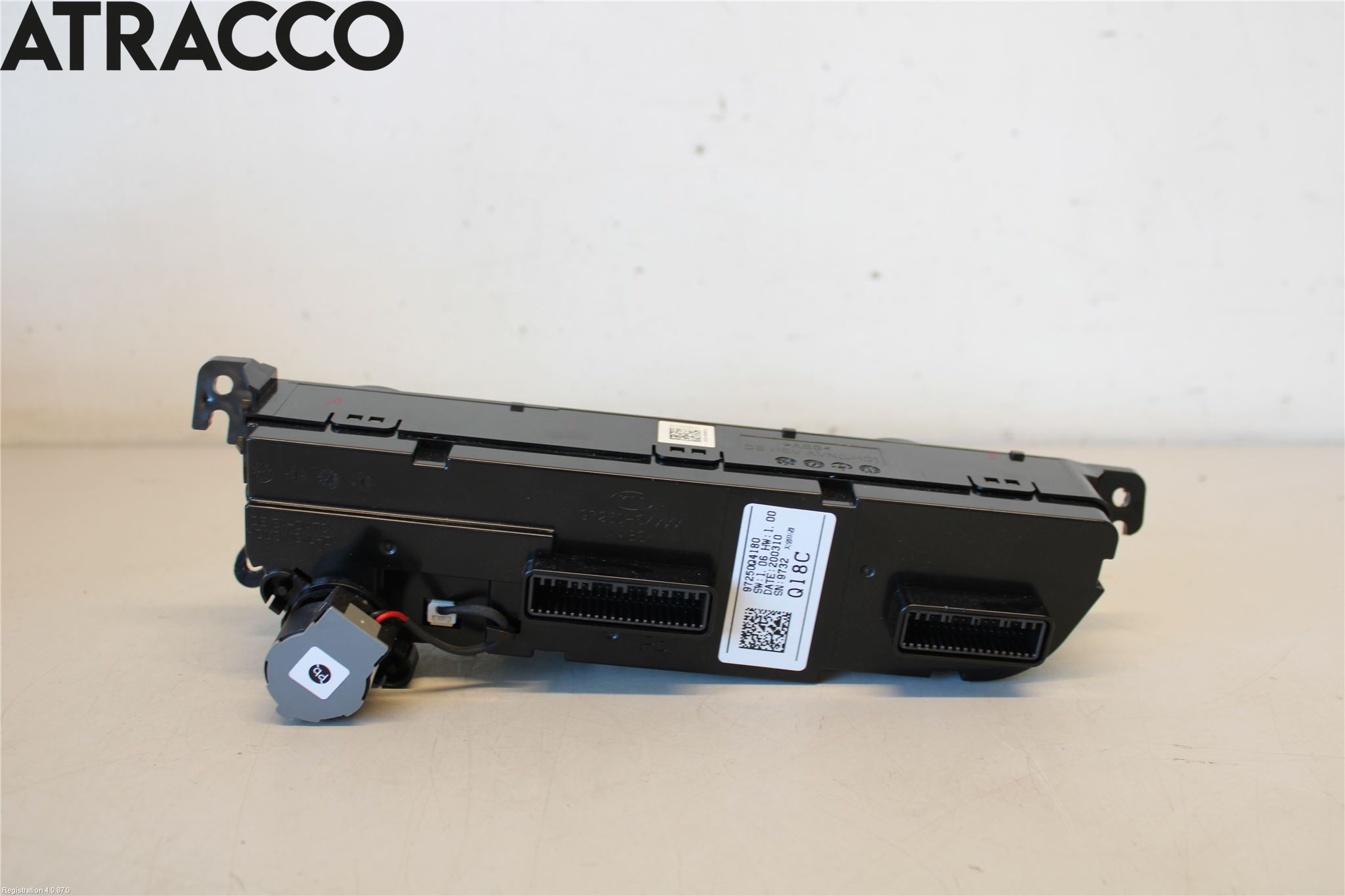 Kia NIRO (DE) 17-22 Varme Ac Betjening-Display