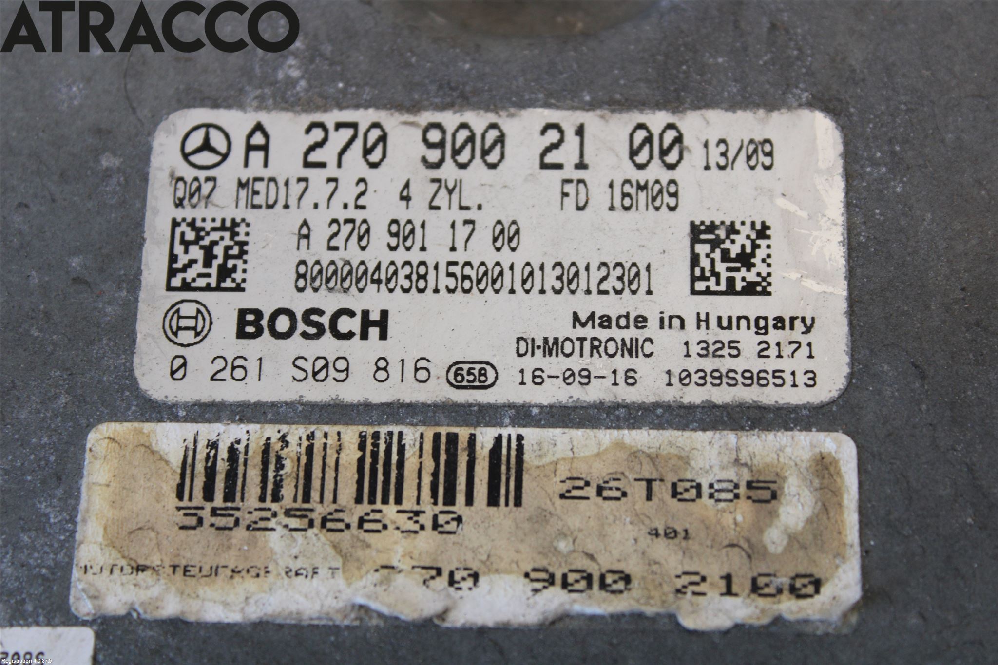 Mercedes-Benz MB CLA-KLASS (C117/X117) 13-19 Styreenhet Innsprøytning