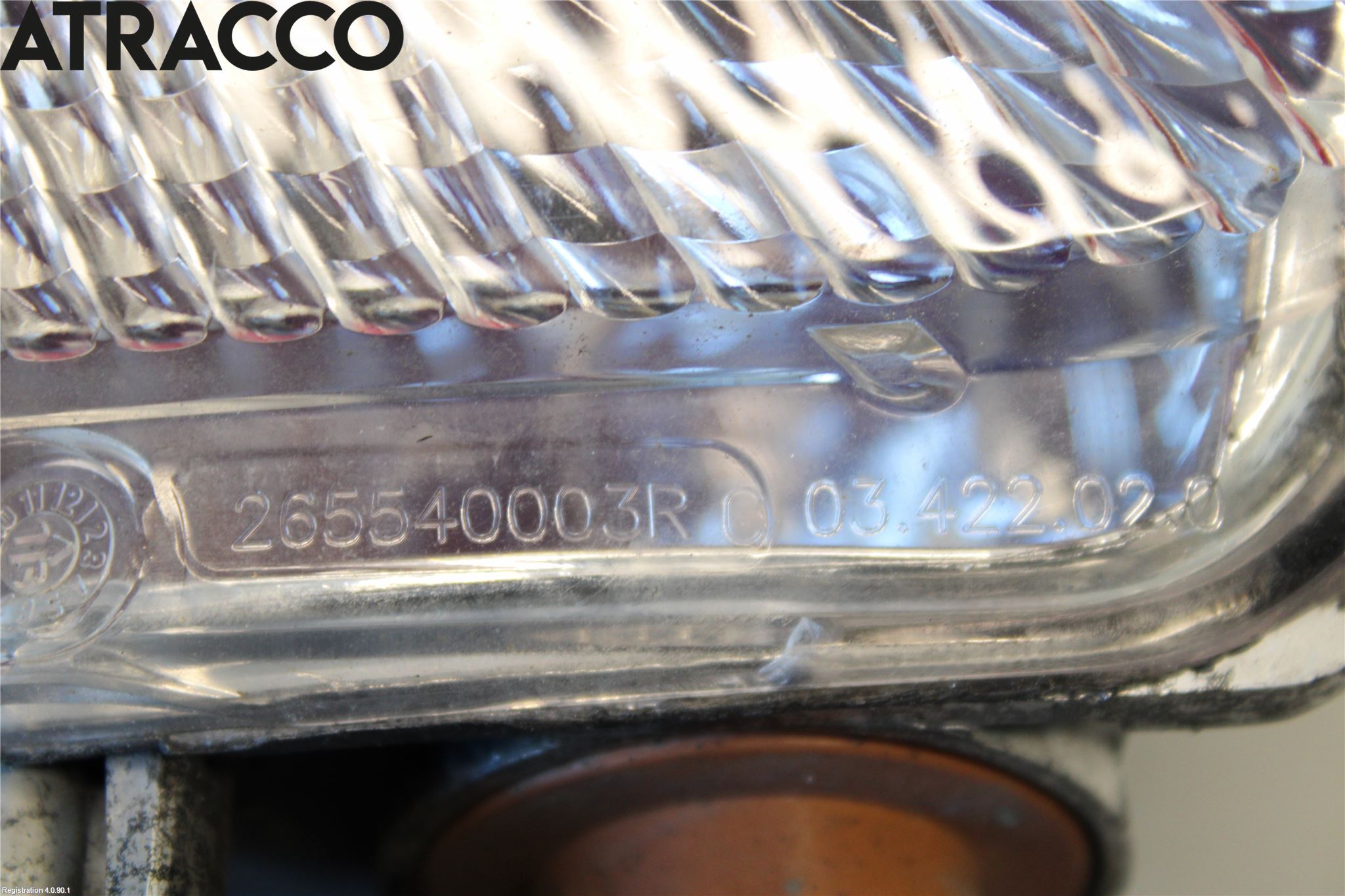 Renault CAPTUR 13-19 Baklykt Ryggelys-Tåkelys