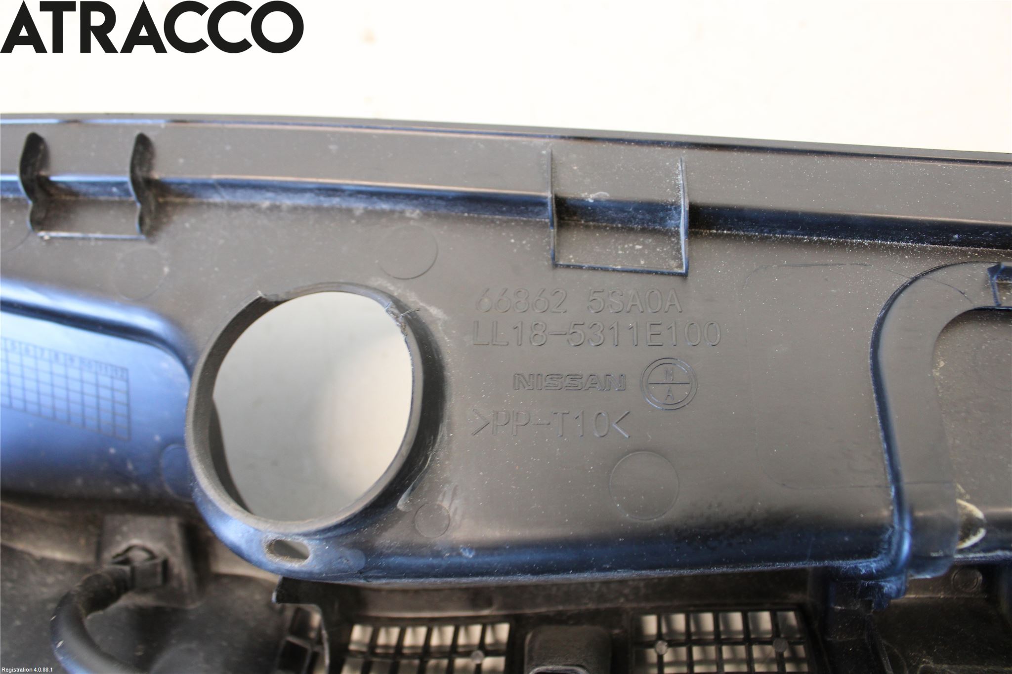 Nissan LEAF 18- Visker Deksel-Grill-Under Frr