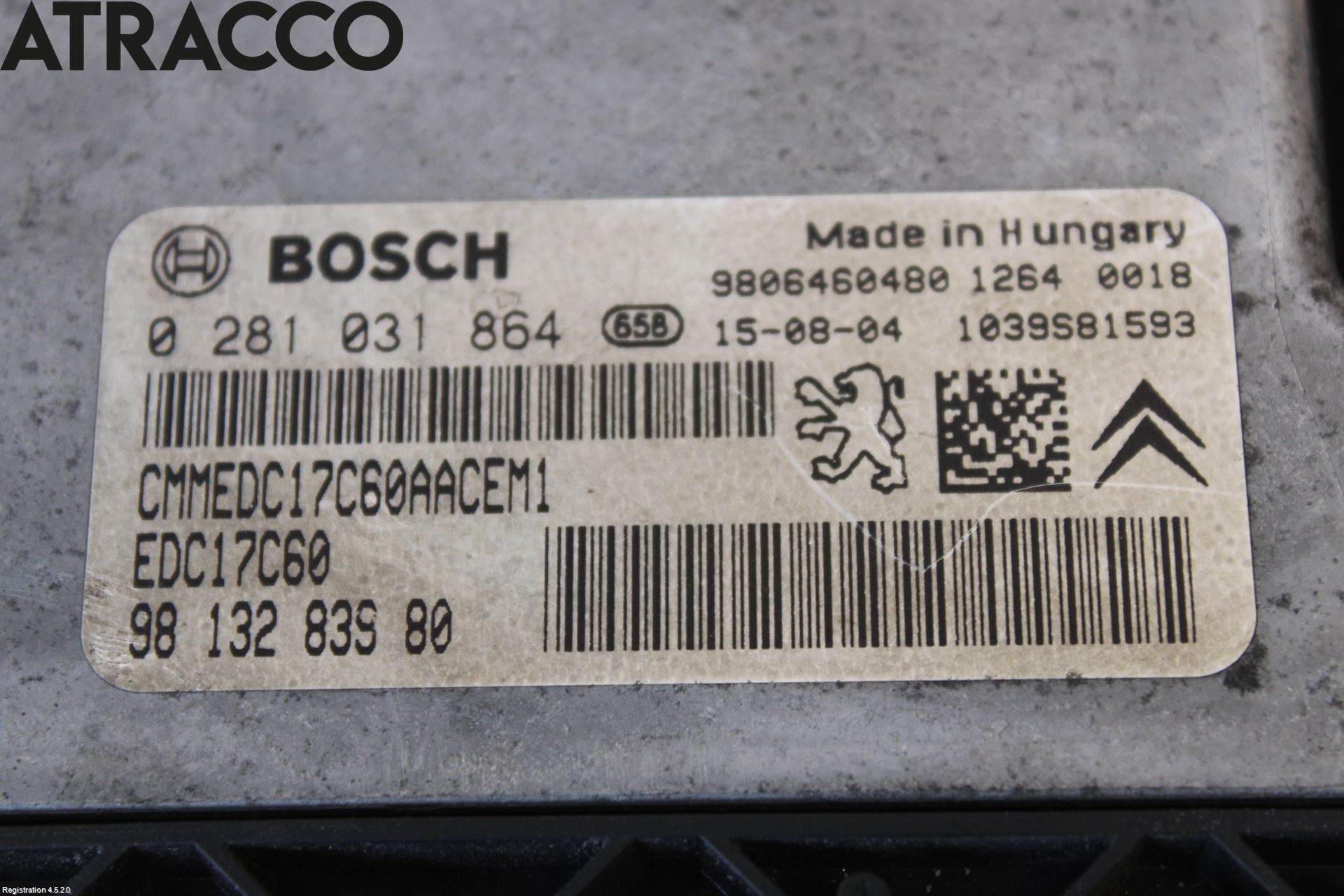 Peugeot 308 14-21 Styreenhet Innsprøytning