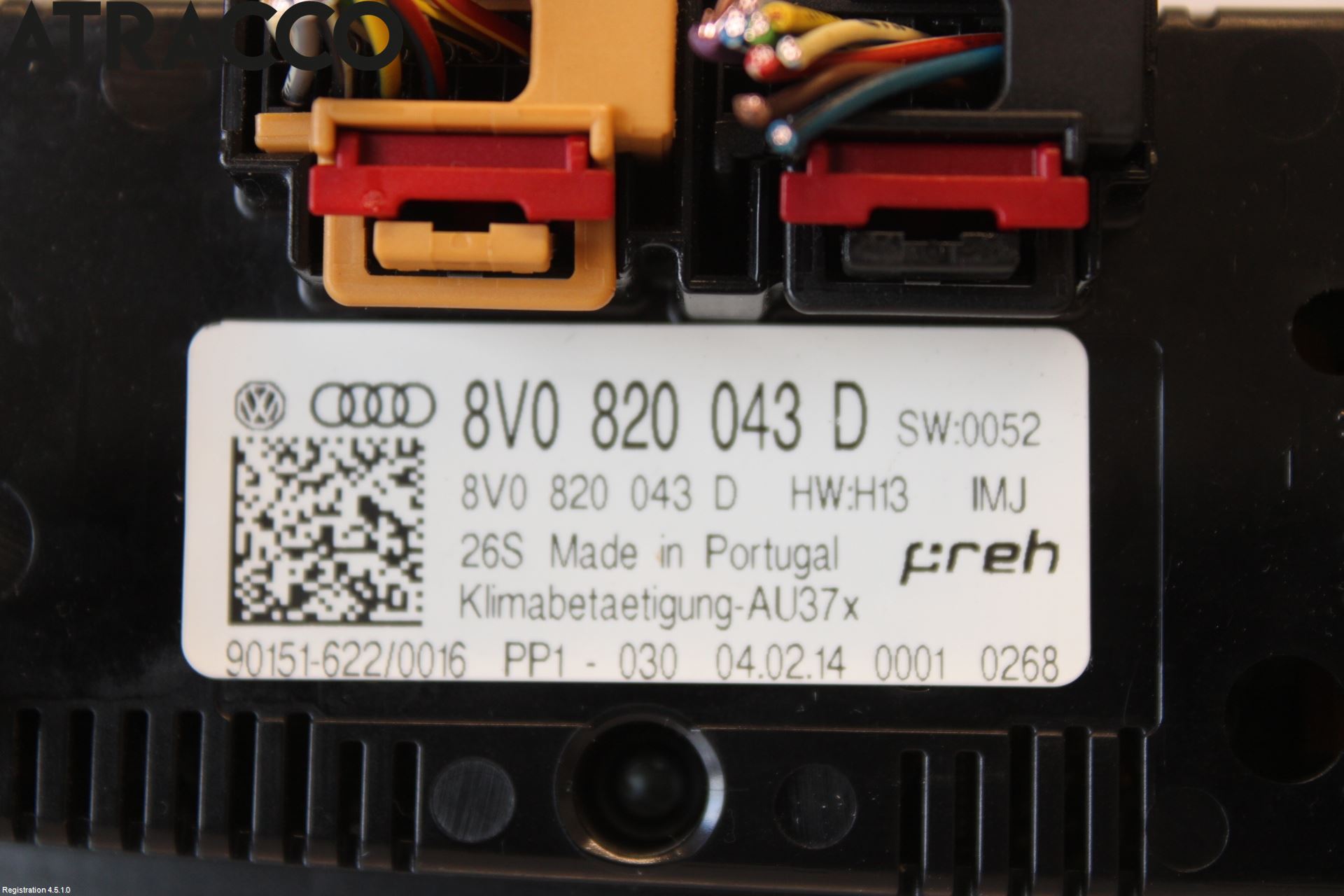 Audi A3/S3 05-13 Varme Ac Betjening-Display