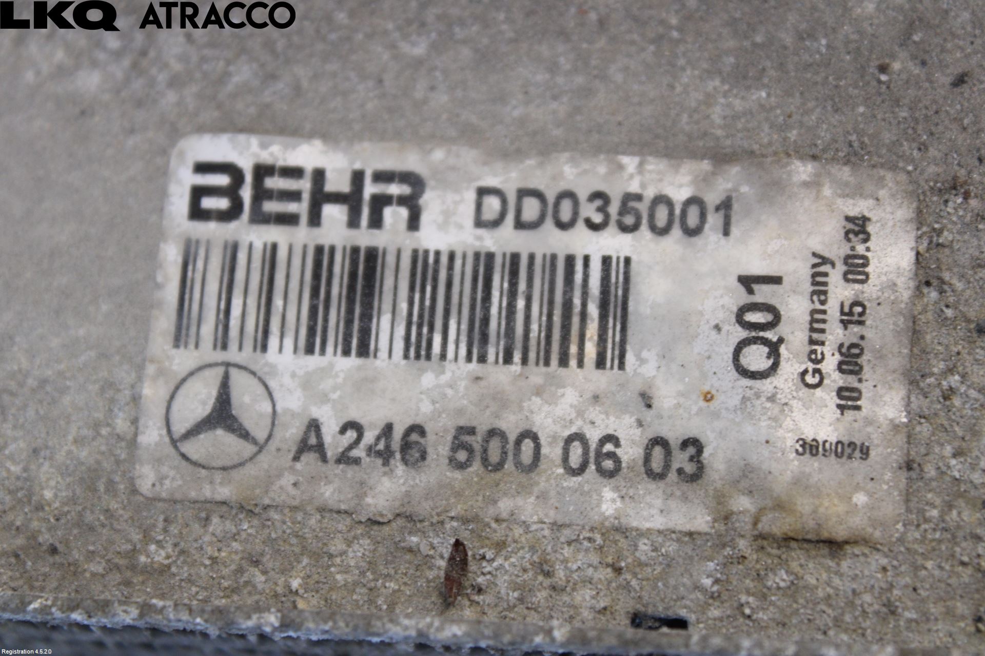 Mercedes-Benz MB B-KLASS (W246/W242) 12-19 Intercooler Radiator