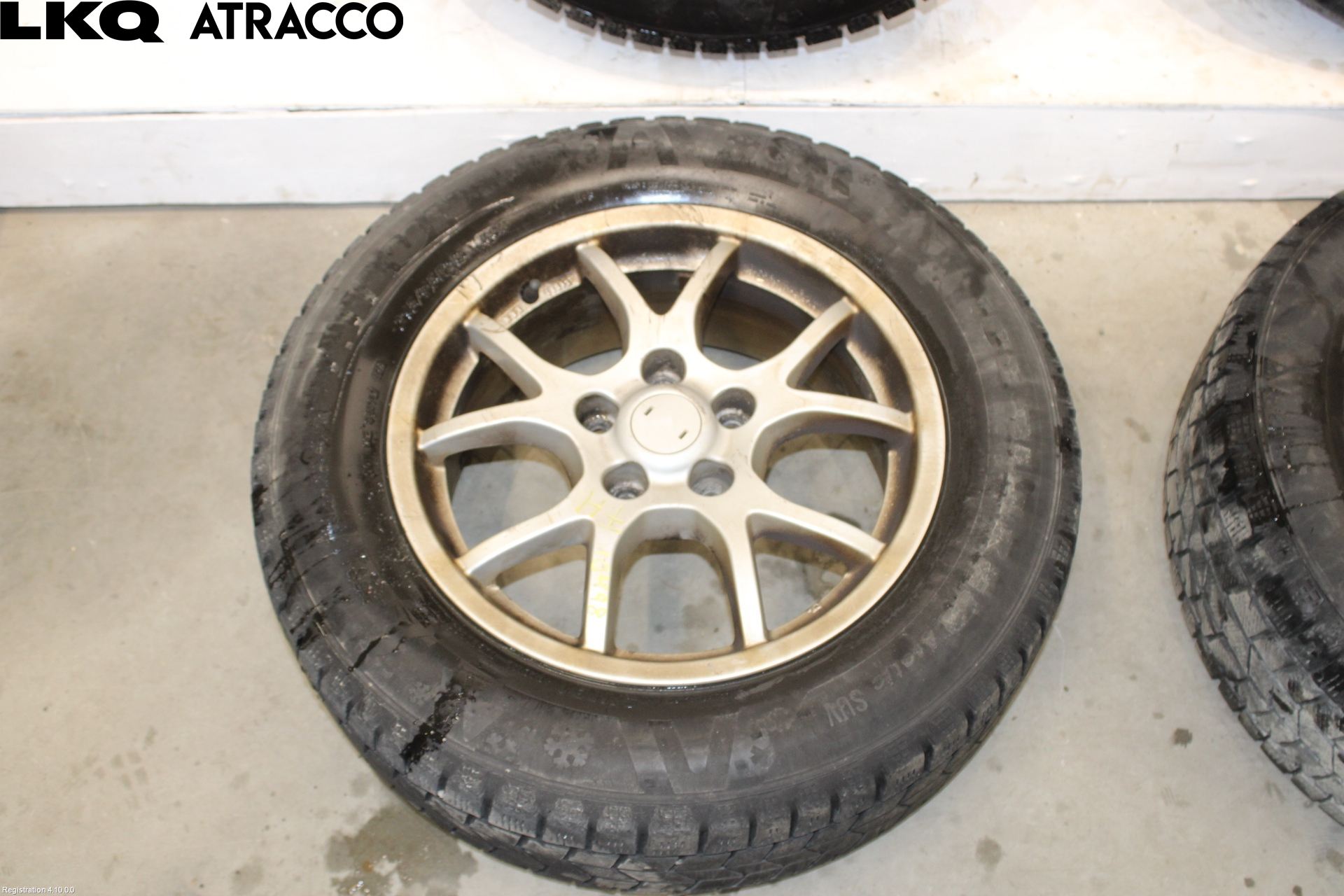 Nissan QASHQAI 10-14 Dekk Vinter På Alu Felg 4Stk