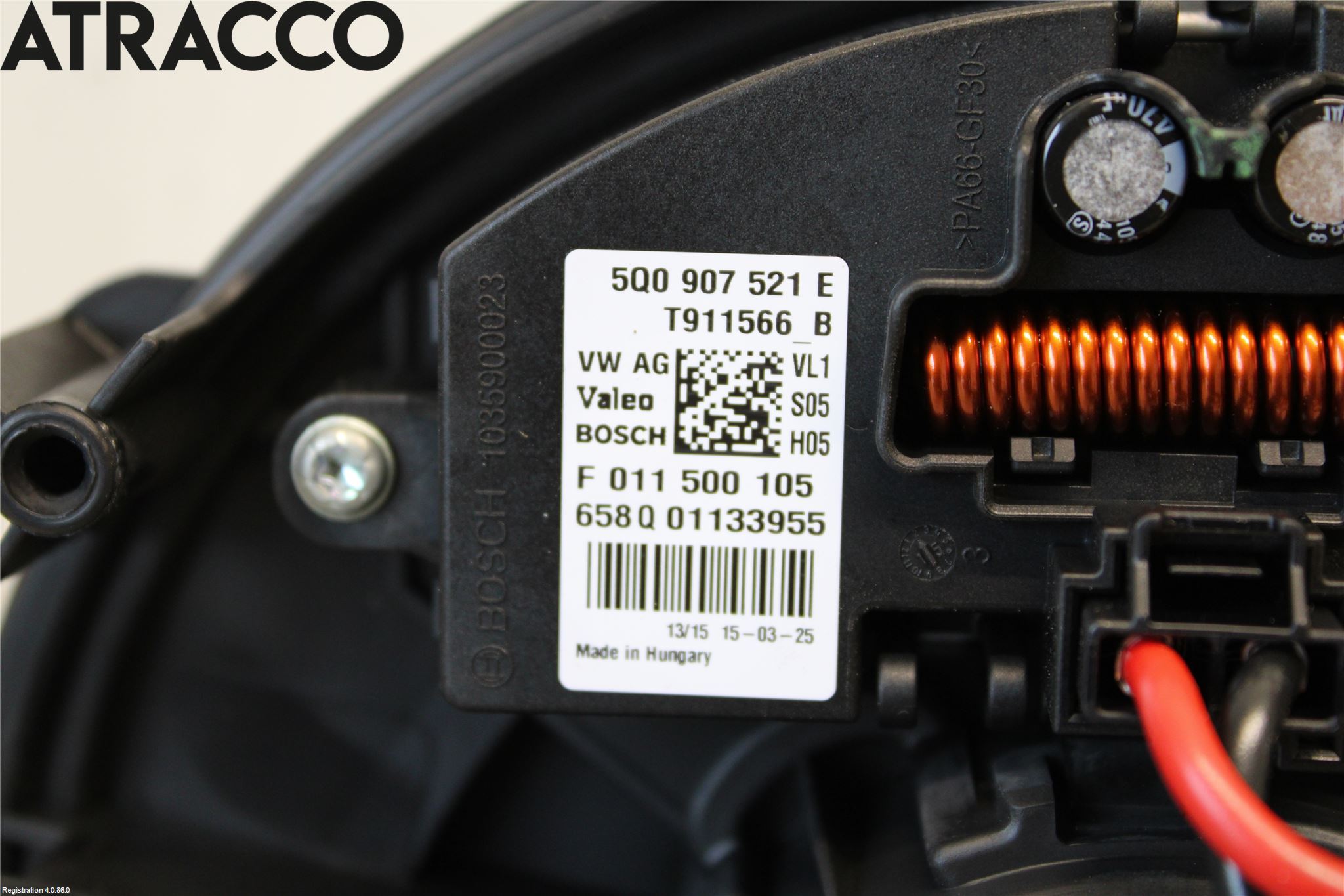 Volkswagen VW GOLF / E-GOLF VII 13-20 Varme Ac Varmeapparatvifte