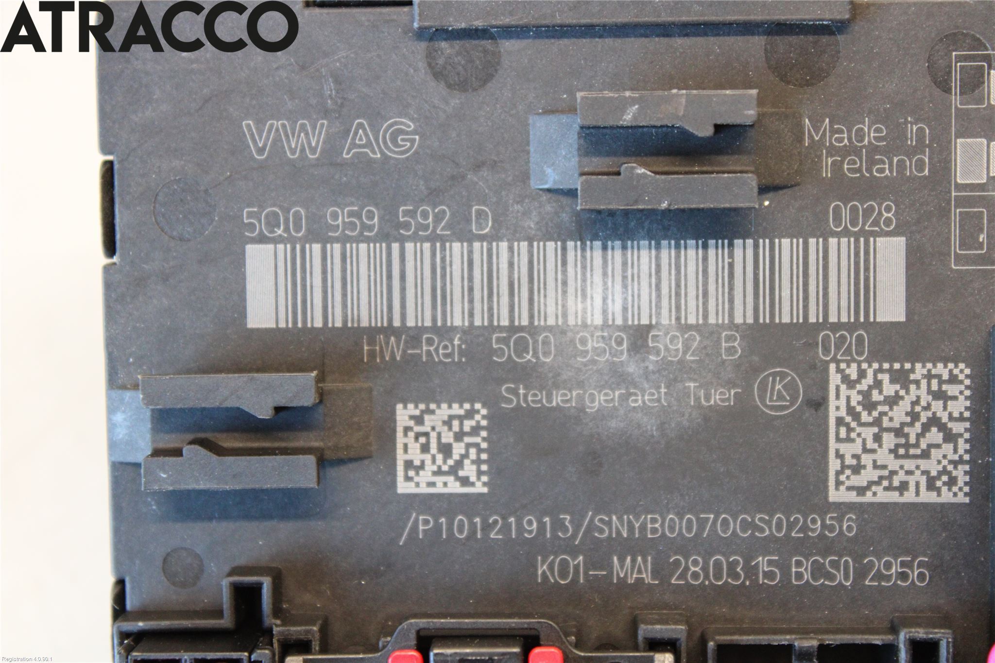 Volkswagen VW GOLF / E-GOLF VII 13-20 Styreenhet Dør