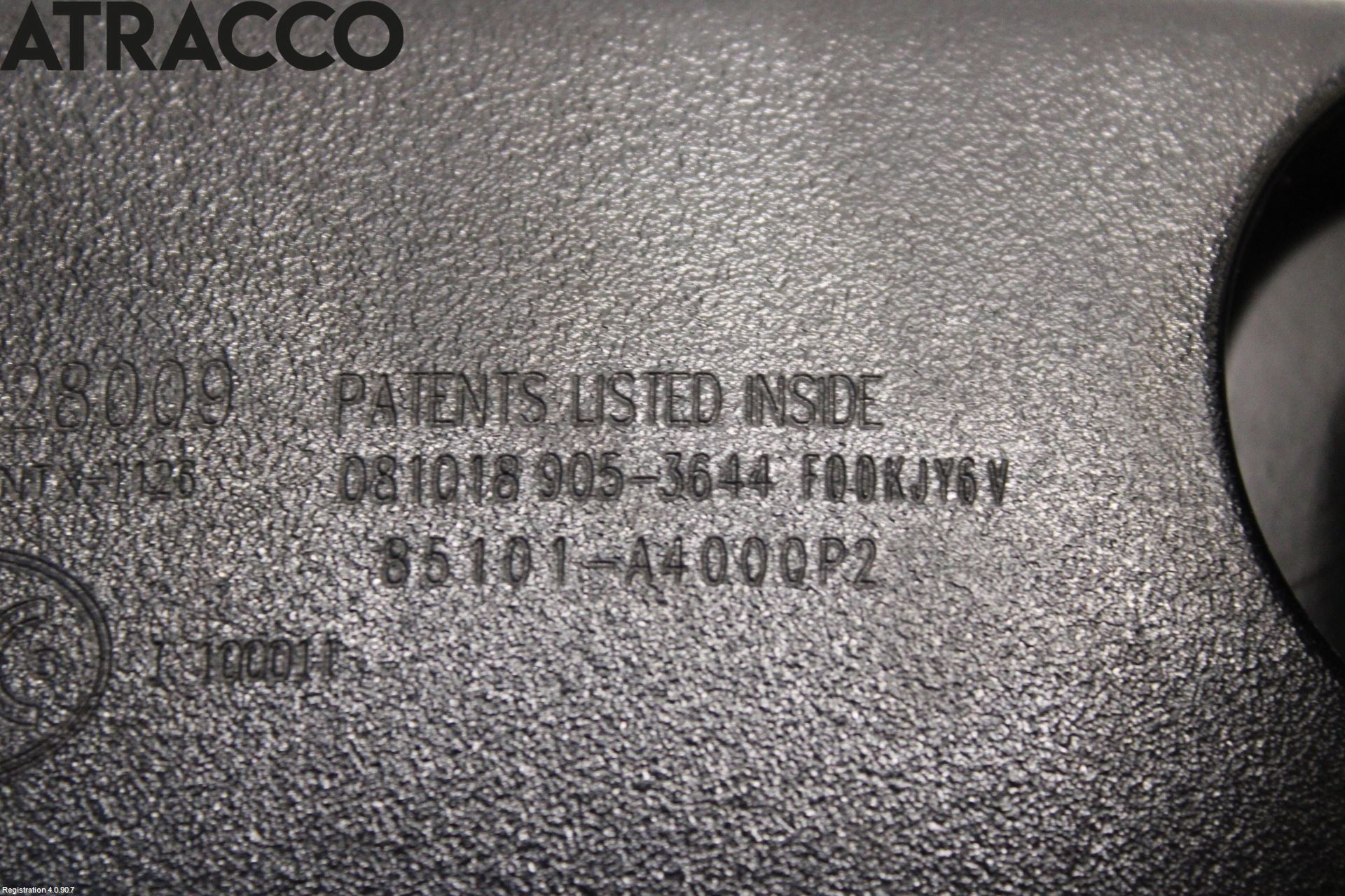 Kia SOUL 09- Speil Innvendig