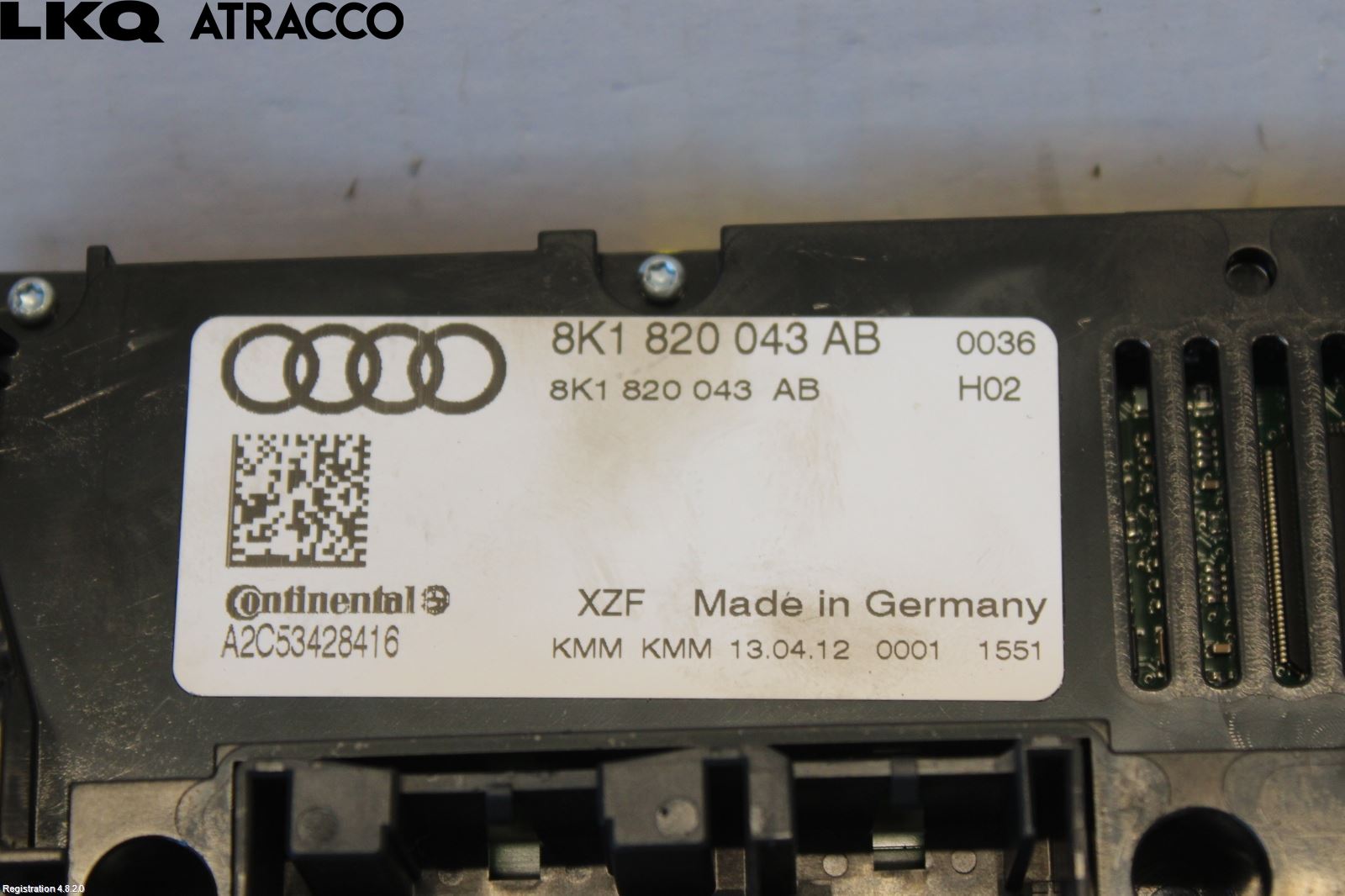 Audi A4 ALLROAD 09-16 Varme Ac Betjening-Display