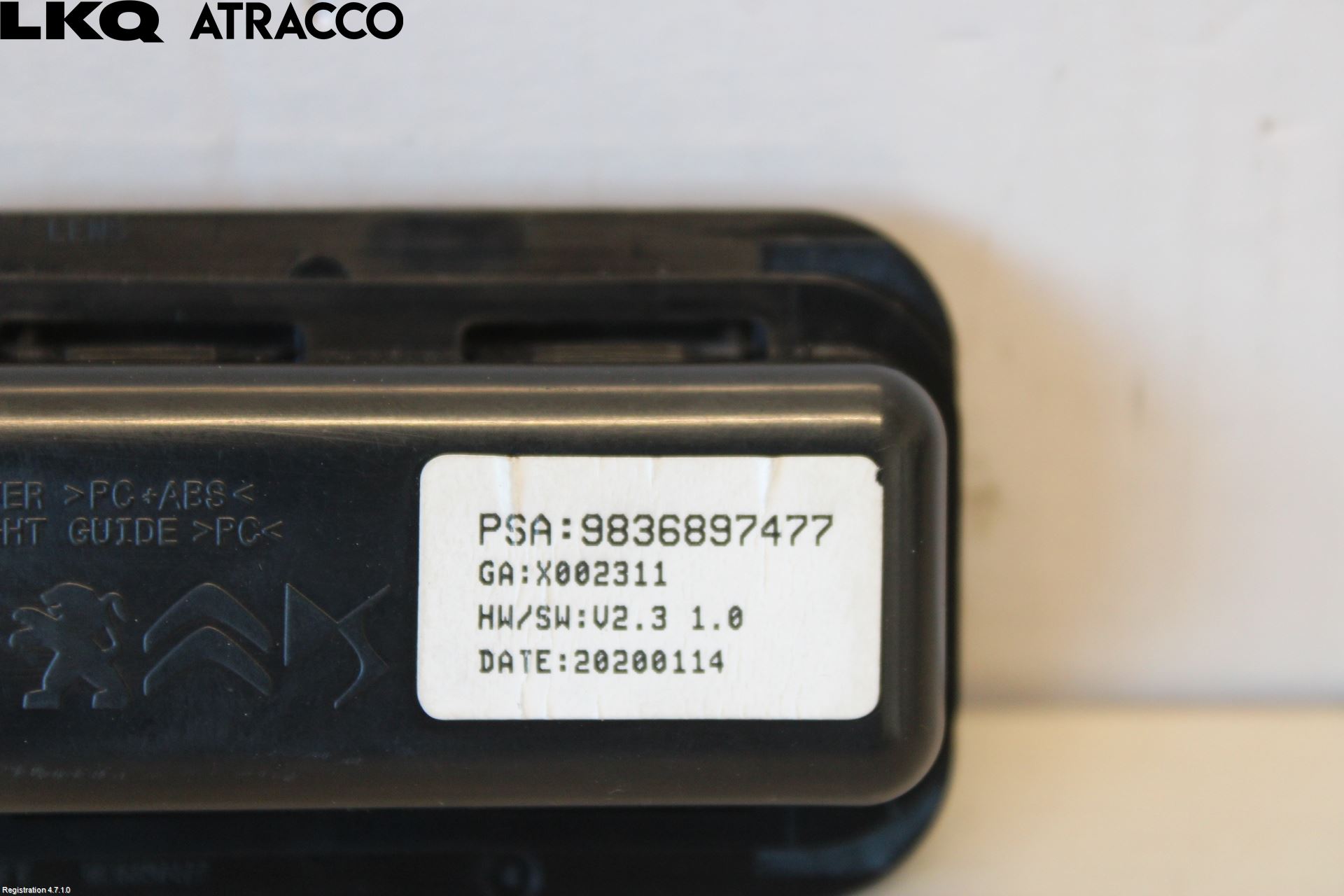 Peugeot 208/E-208 20- Skilt Belysning