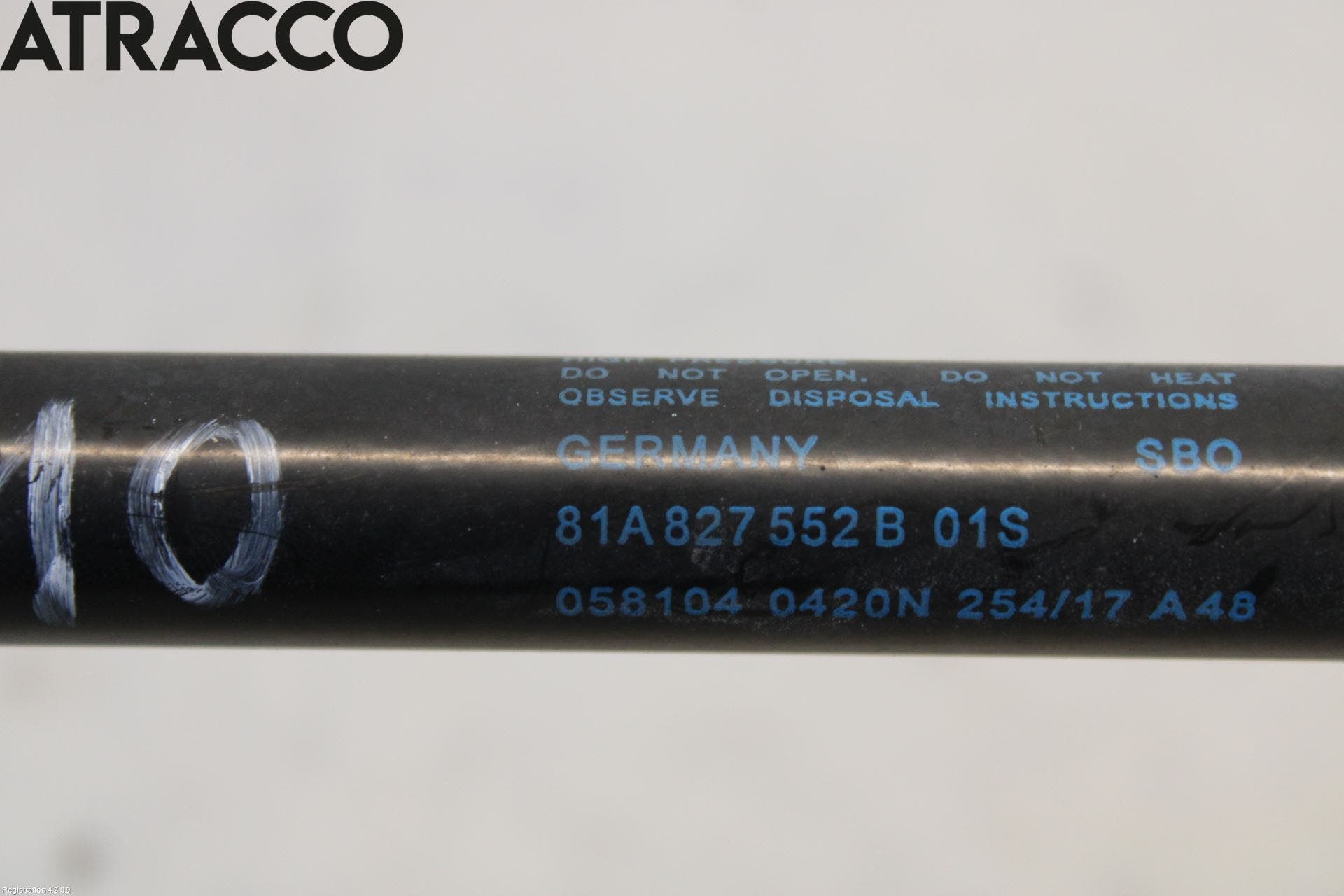 Audi Q2/SQ2 17- Bakluke Demper-Gassfjær