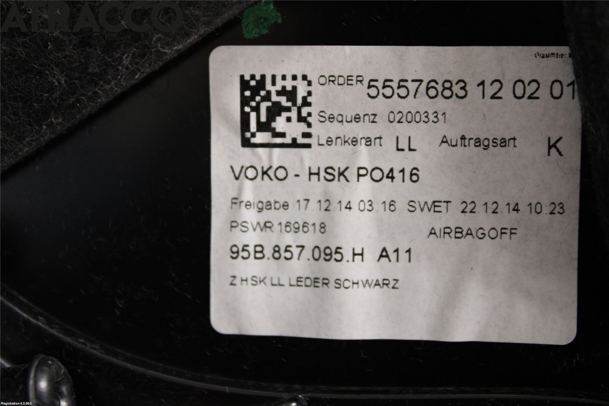 Porsche MACAN/EV 14- Innr Hanskerom