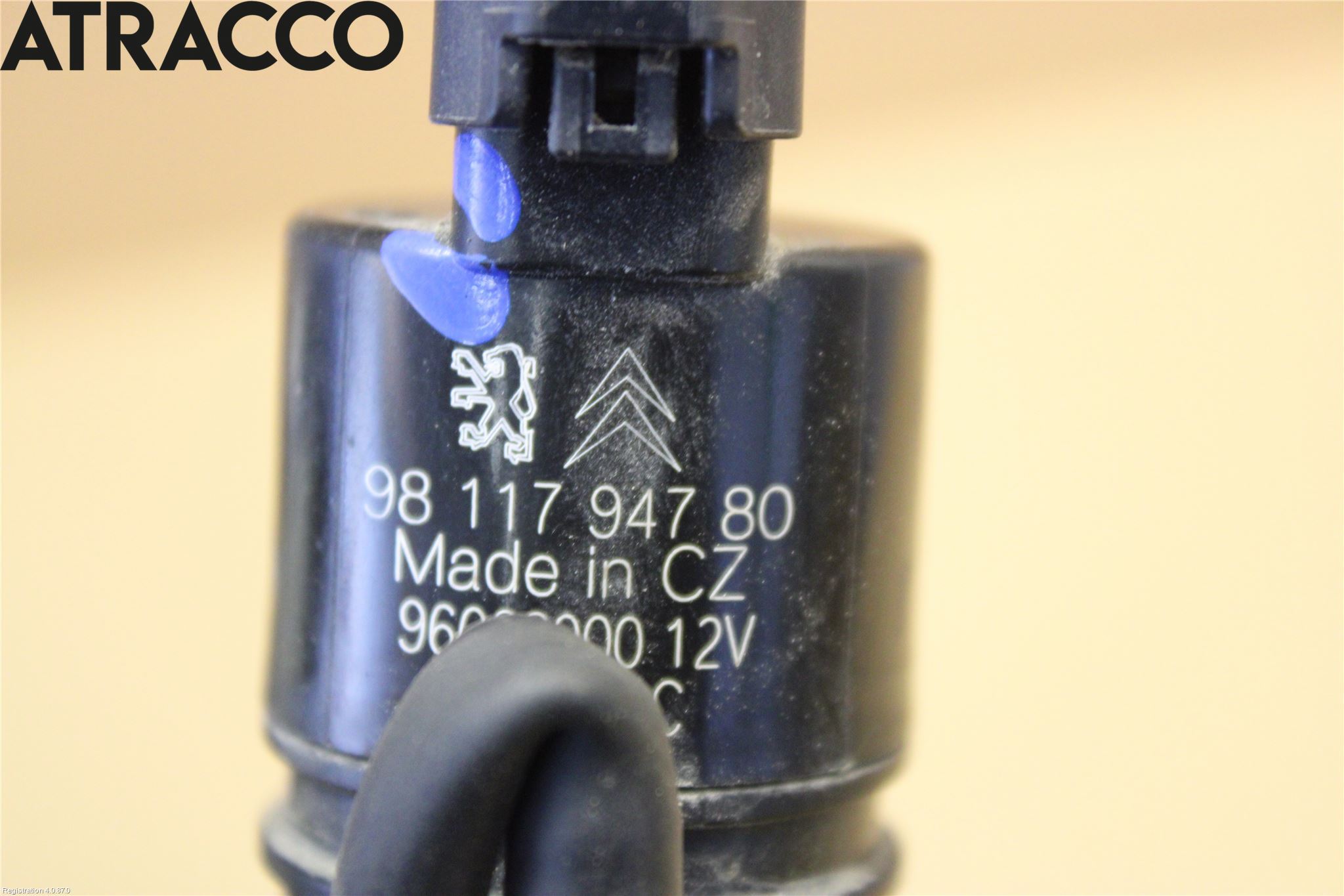 Citroen JUMPY/E-JUMPY 16- Spylerpumpe Frontrute