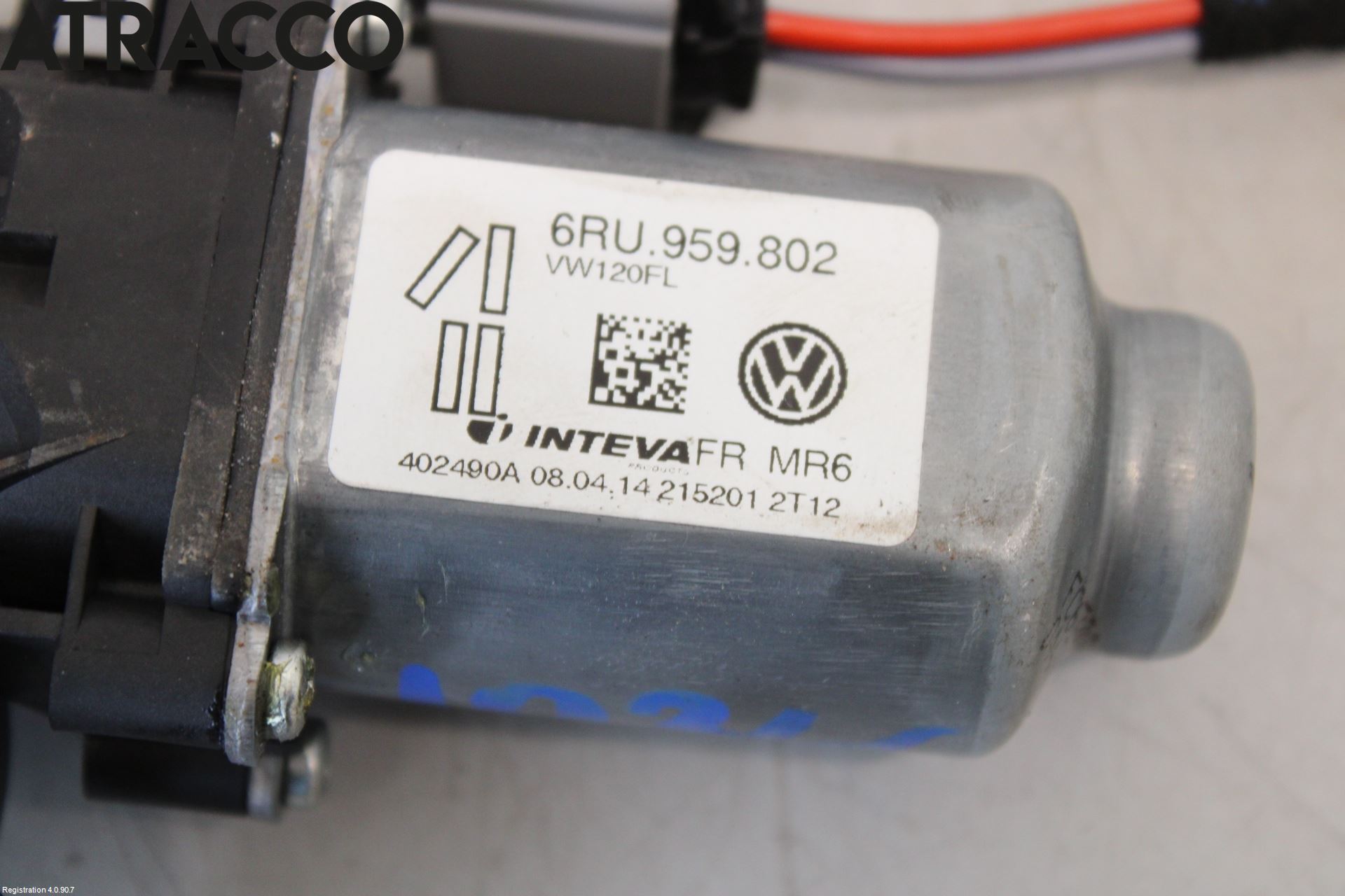 Volkswagen VW UP! / E-UP! Vindusheismotor