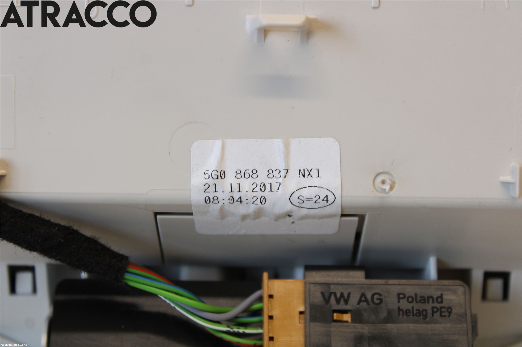 Volkswagen VW PASSAT 15-19 Innr Taklys