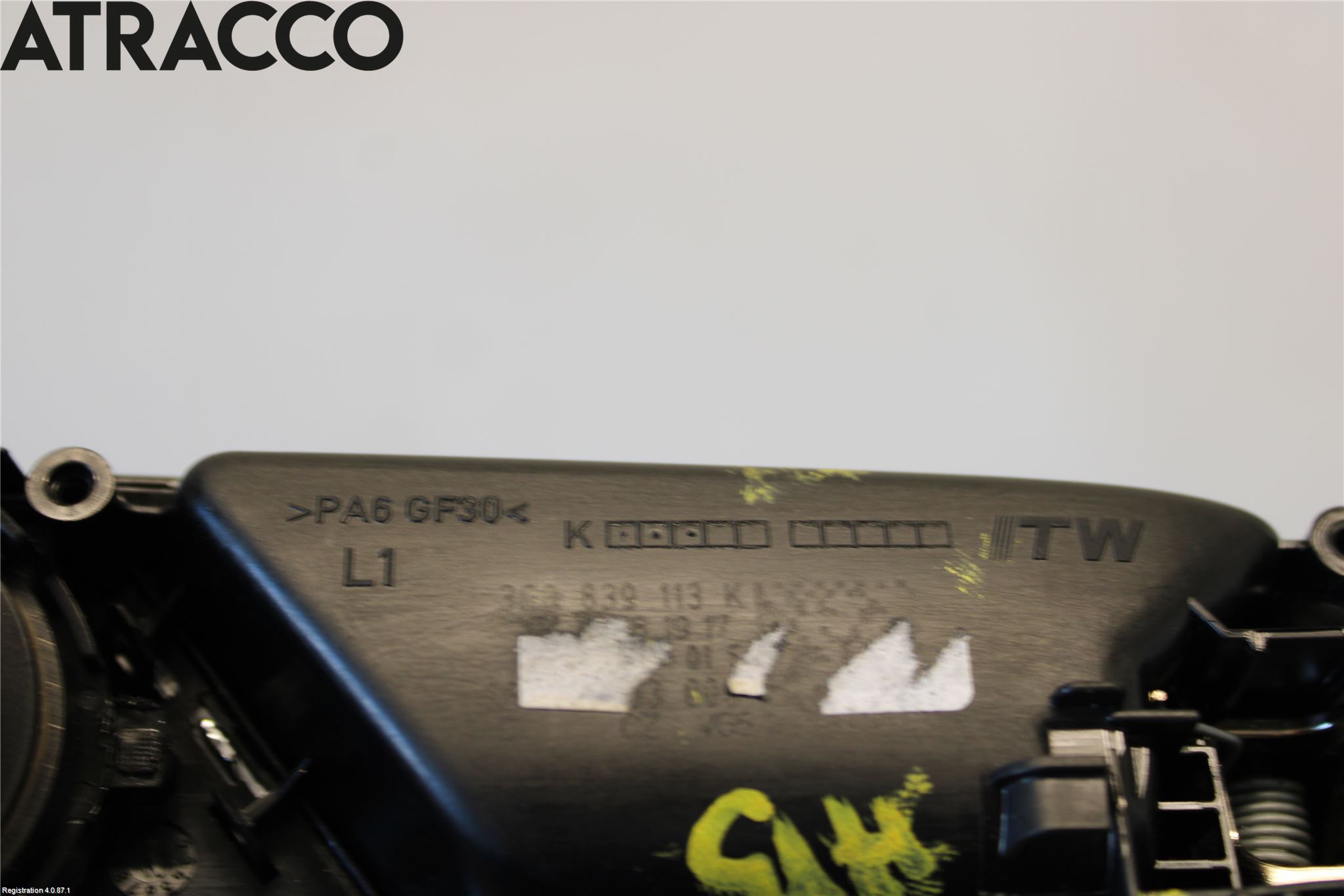 Volkswagen VW PASSAT 15-19 Innr Dørhandtak V Indre