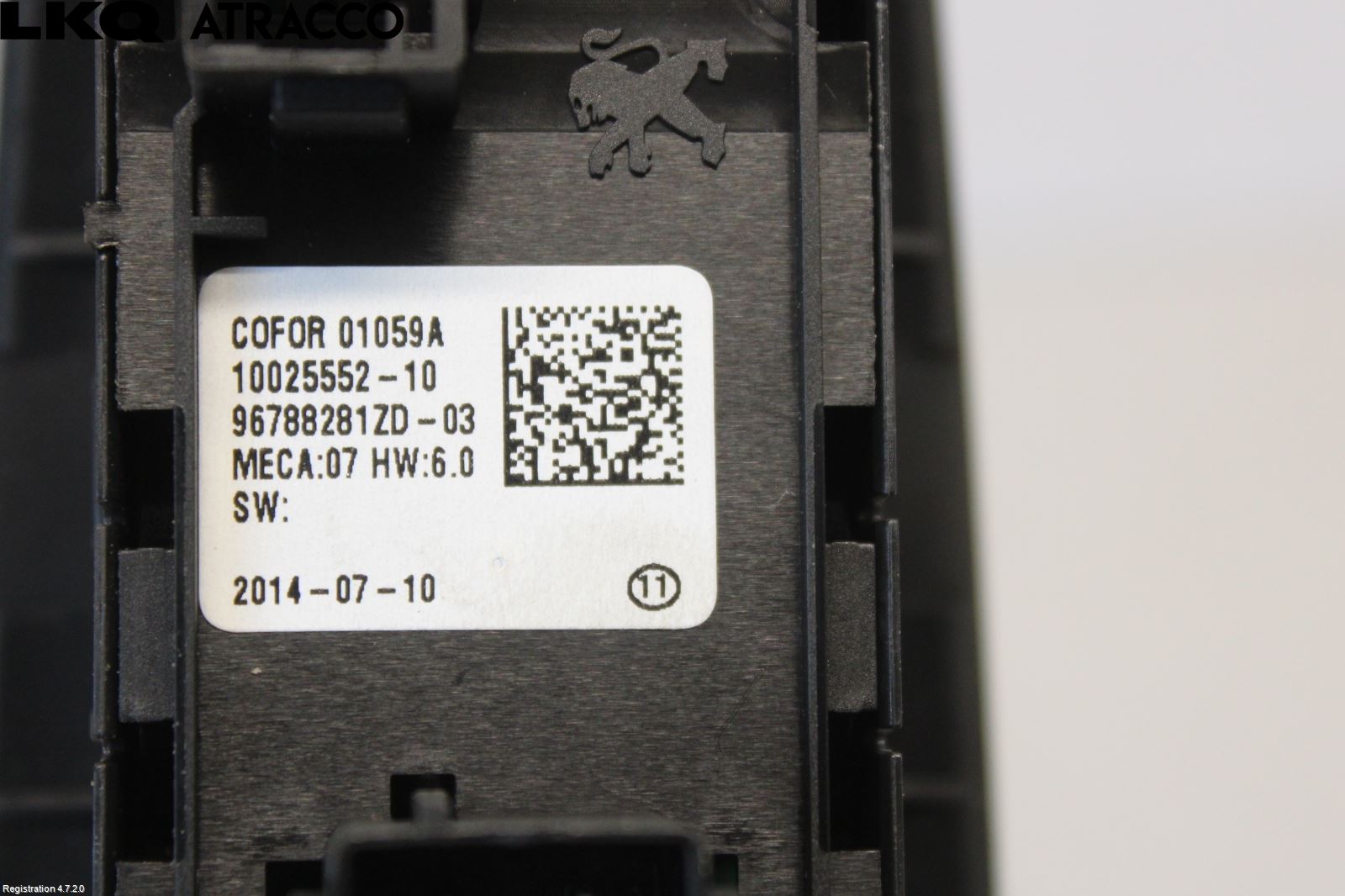 Peugeot 308 14-21 Bryter Vindusheis