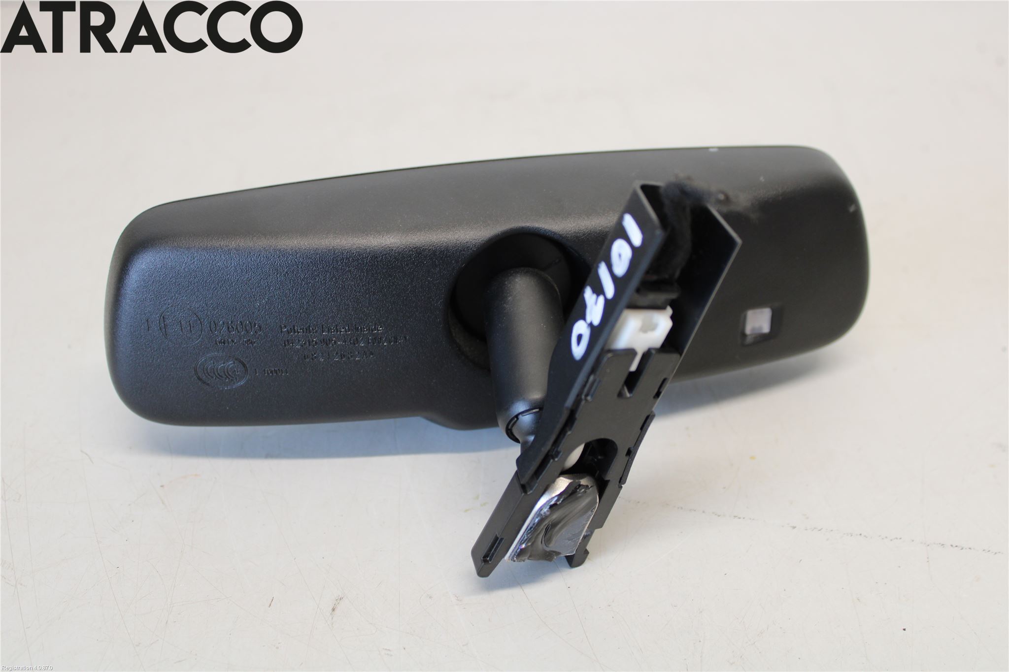 Fiat 500 07- Speil Innvendig El