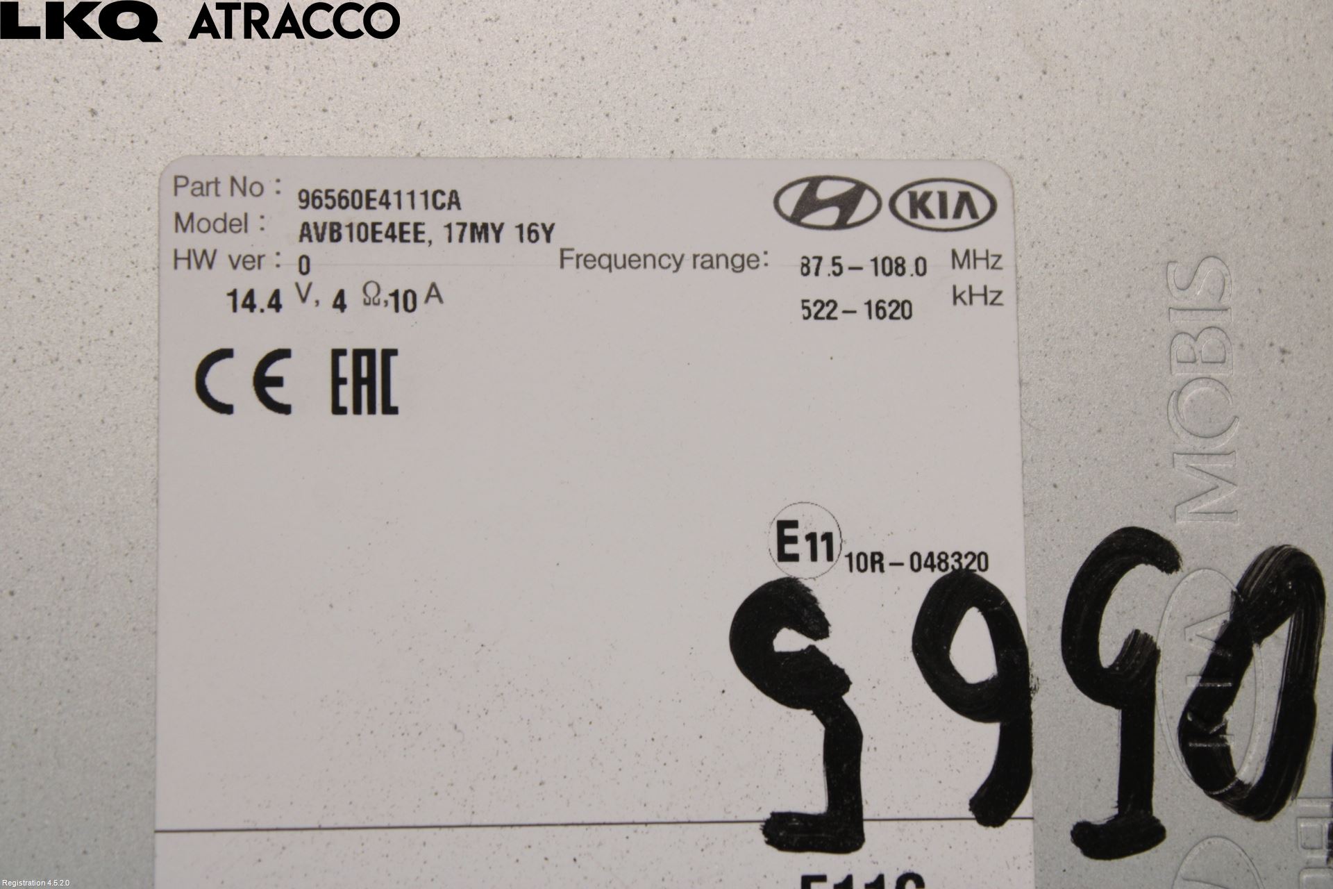 Kia SOUL 09- Stereo Radio