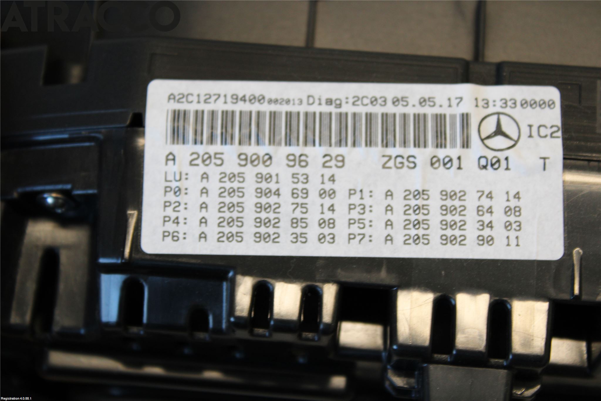 Mercedes-Benz MB GLC-KLASS (X253/C253) 15-22 Instr Kombinert