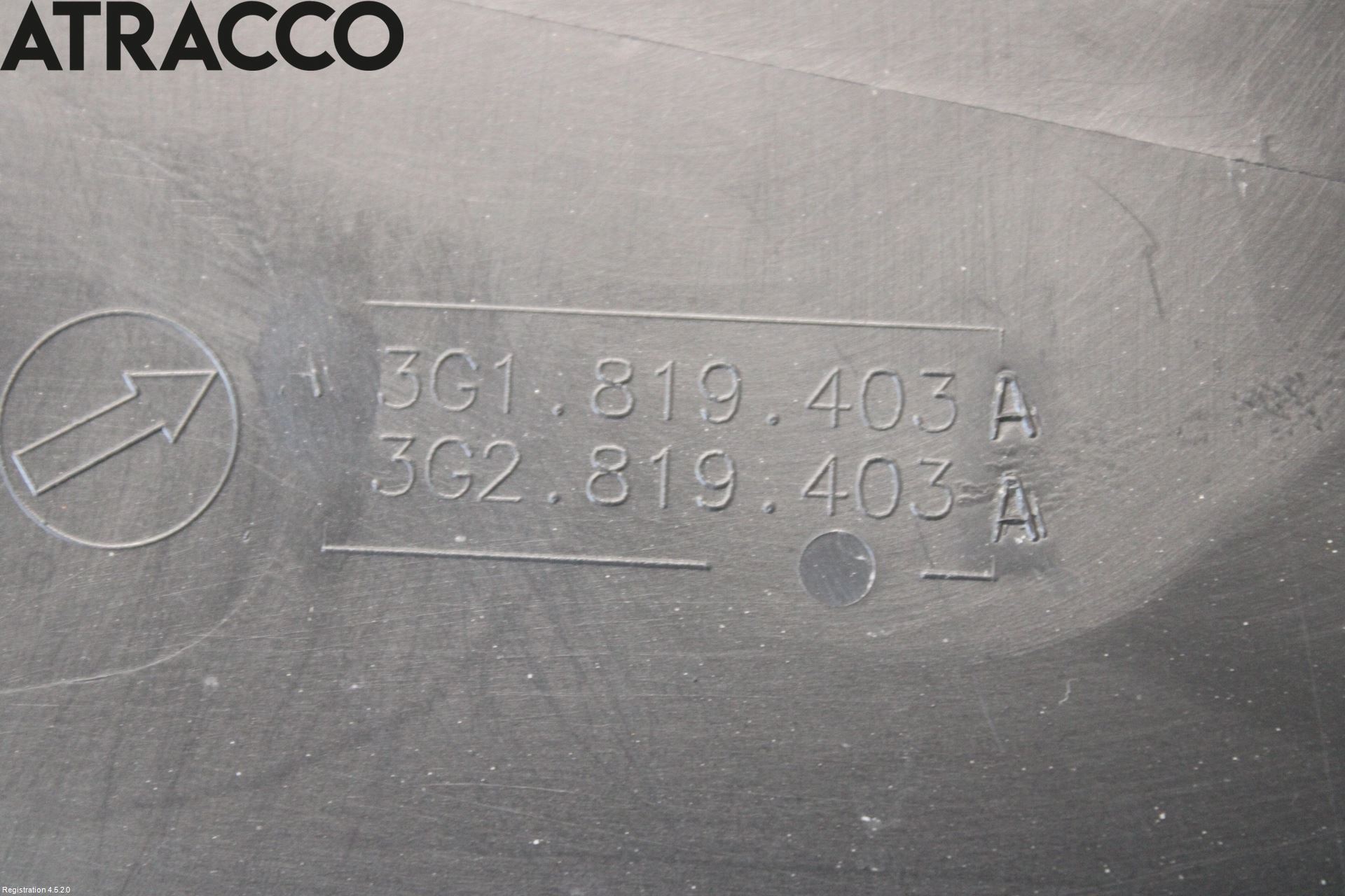 Volkswagen VW PASSAT 15-19 Visker Deksel-Grill-Under Frr