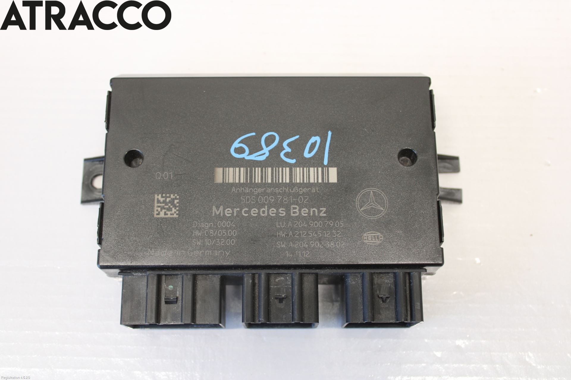 Mercedes-Benz MB E-KLASS (W212) 09-16 Styreenhet Tilhengerfeste