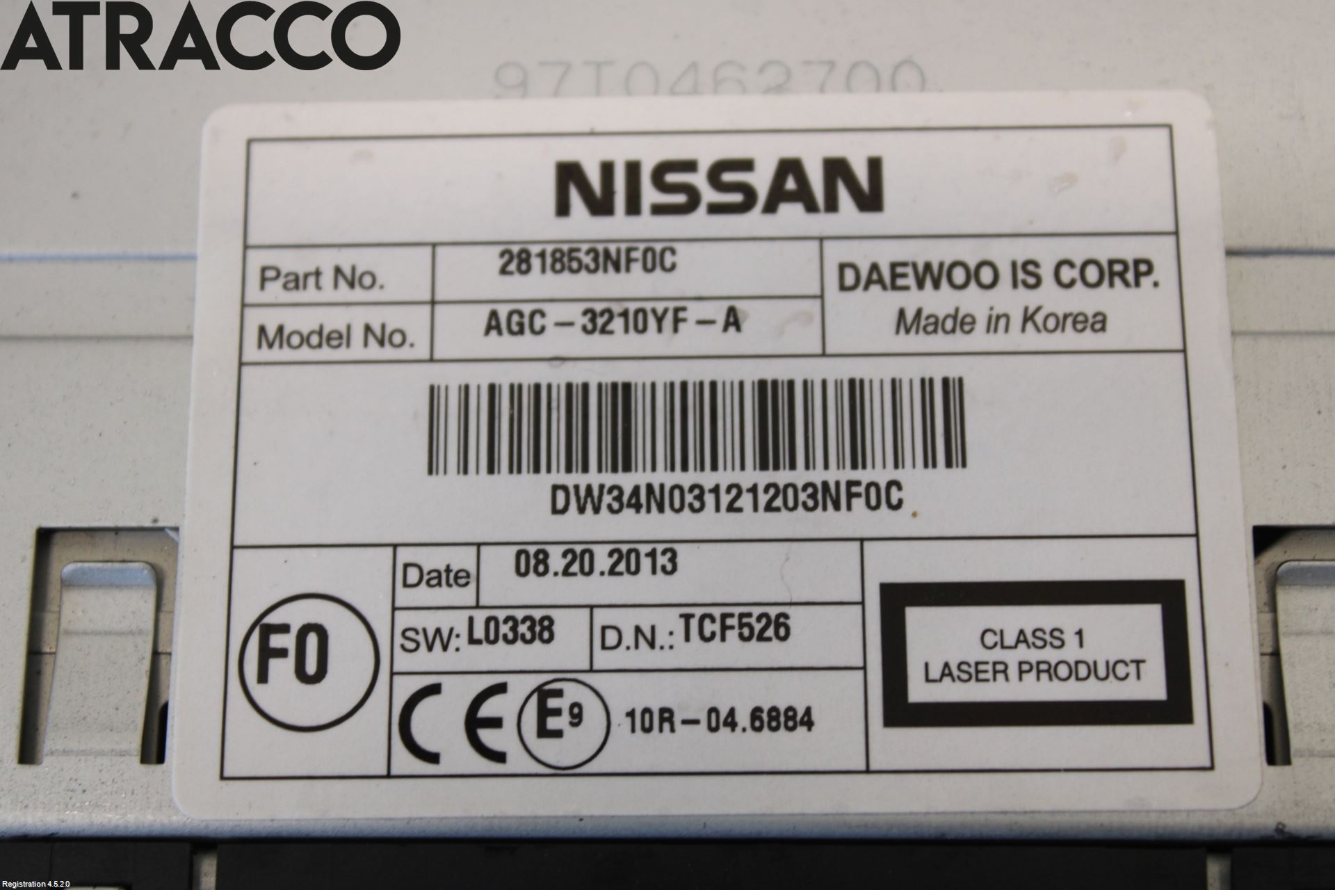 Nissan LEAF 11-17 Stereo Radio Med Cd