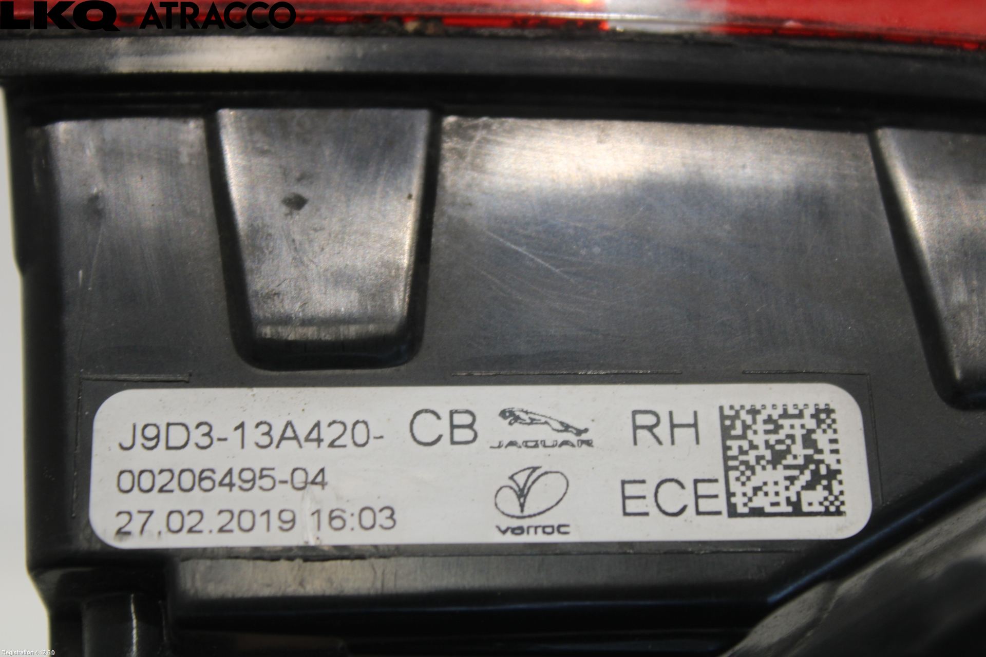 Jaguar I-PACE 18- Baklykt Høyre  På Luke(Indre)