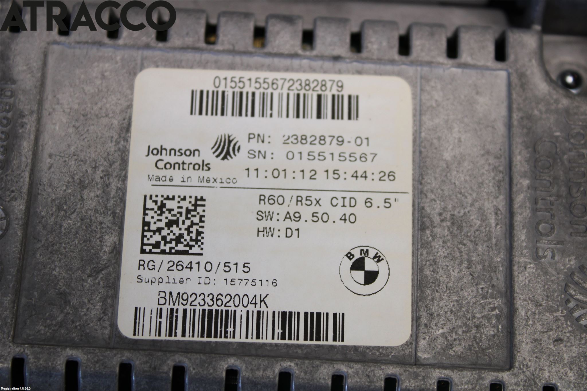 Mini COUPE R56 05-14 Instr Kombinert