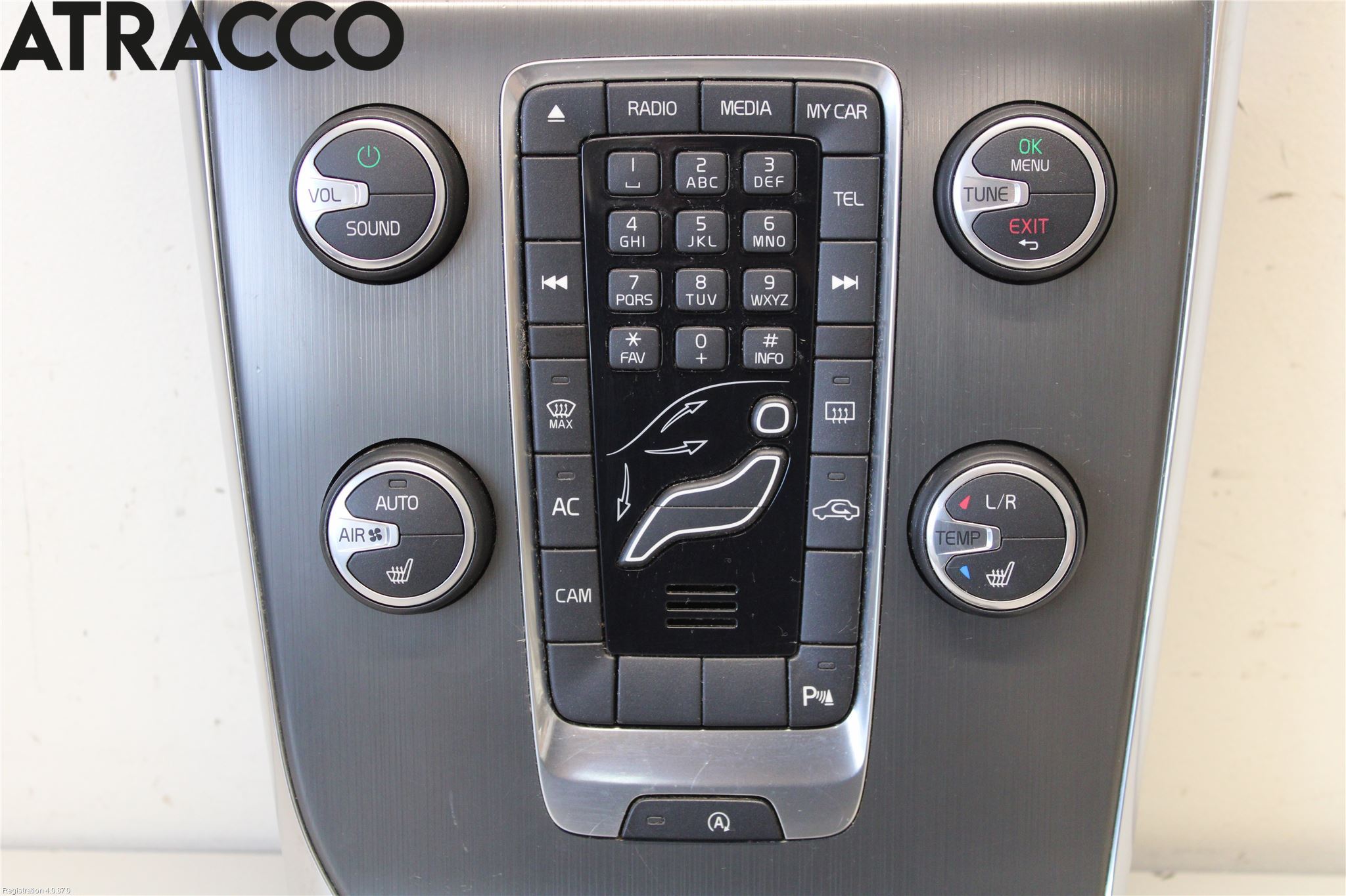 Volvo V40 12-19 Varme Ac Betjening-Display